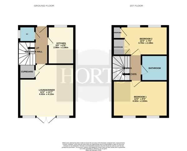 14, Elderton Way, Northampton floorplan