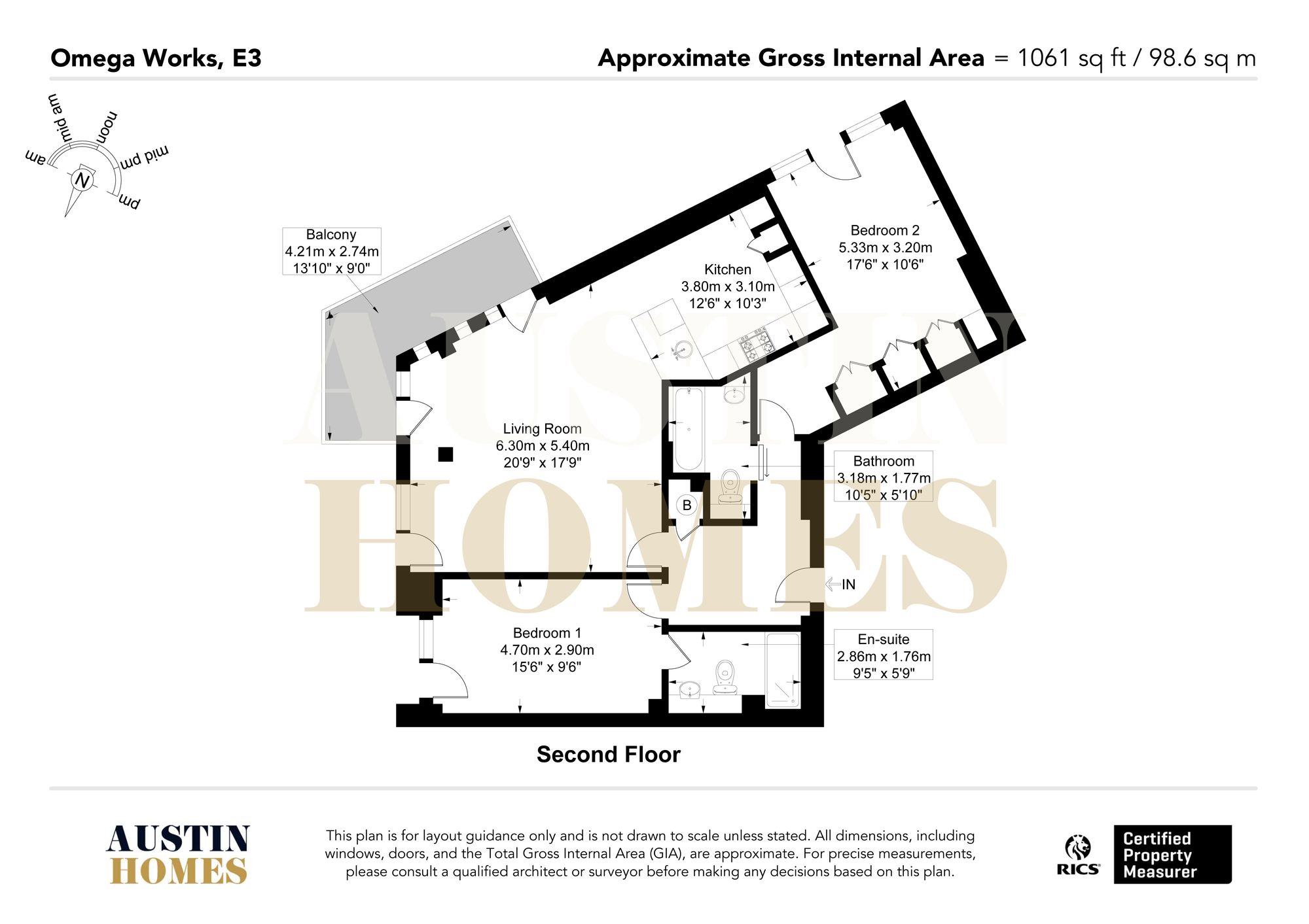 Unit 211 Roach Road, London floorplan