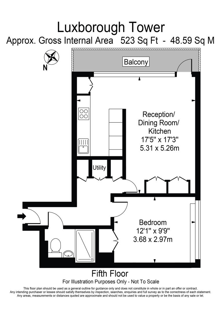 31, Luxborough Tower, Luxborough Street, London floorplan