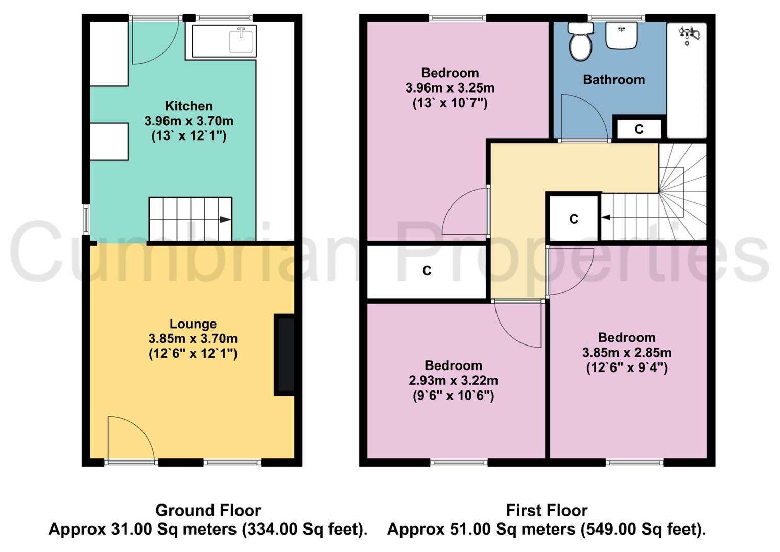 10, Chapel Street, Appleby-in-Westmorland floorplan