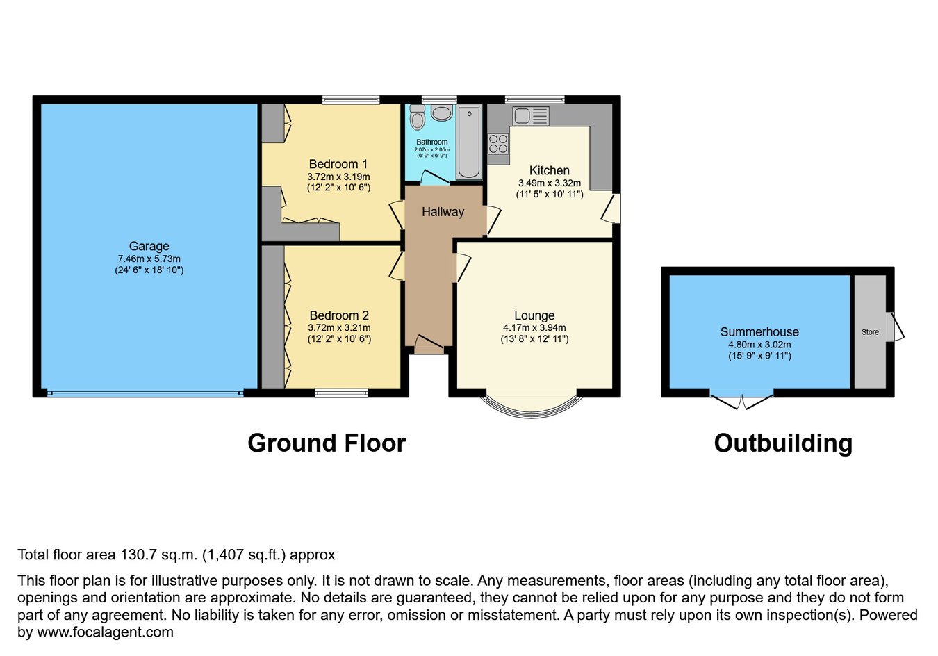 14, Hall Road, Hinckley floorplan