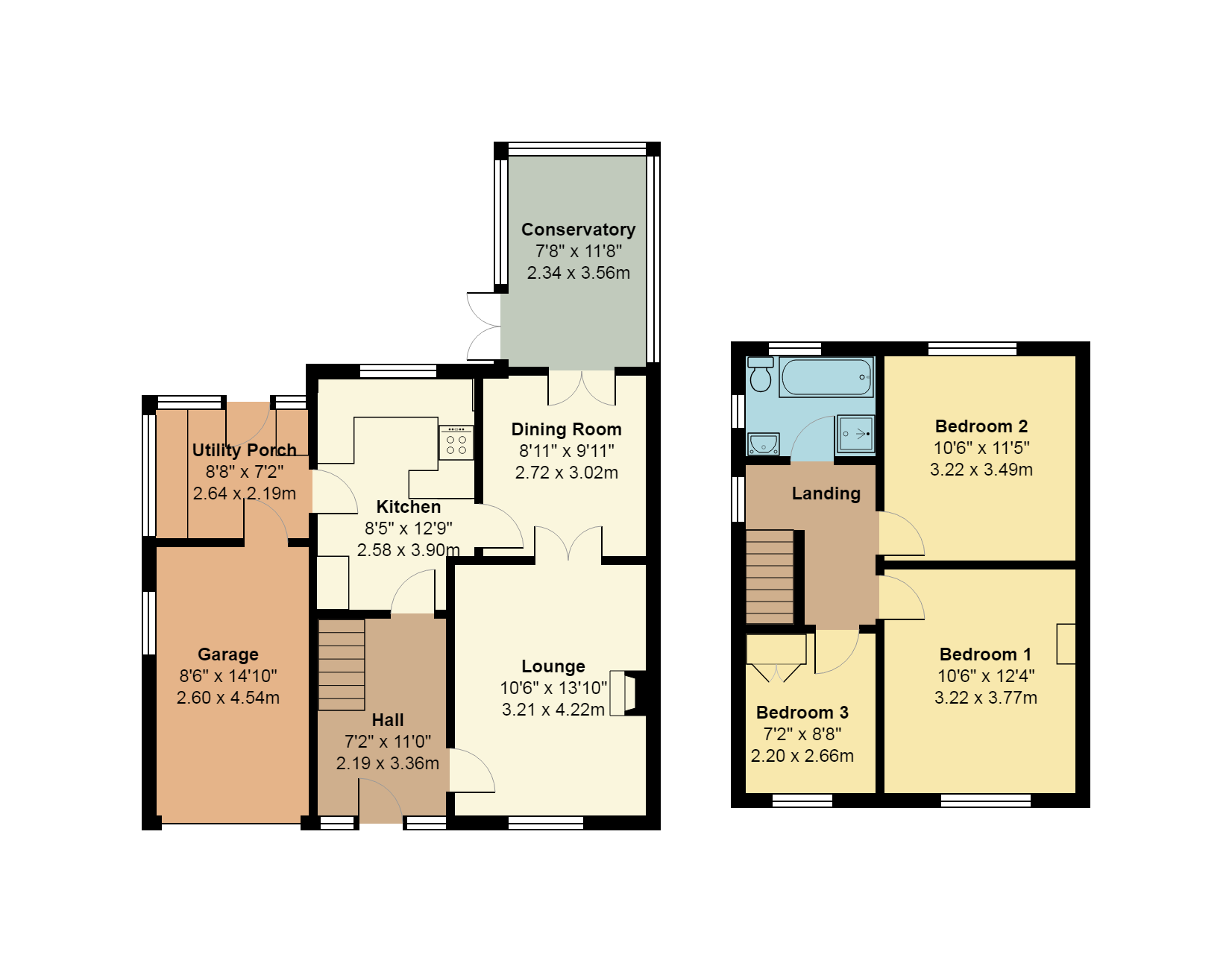 3 Bedrooms Semi-detached house for sale in Orchard Close, Selby YO8