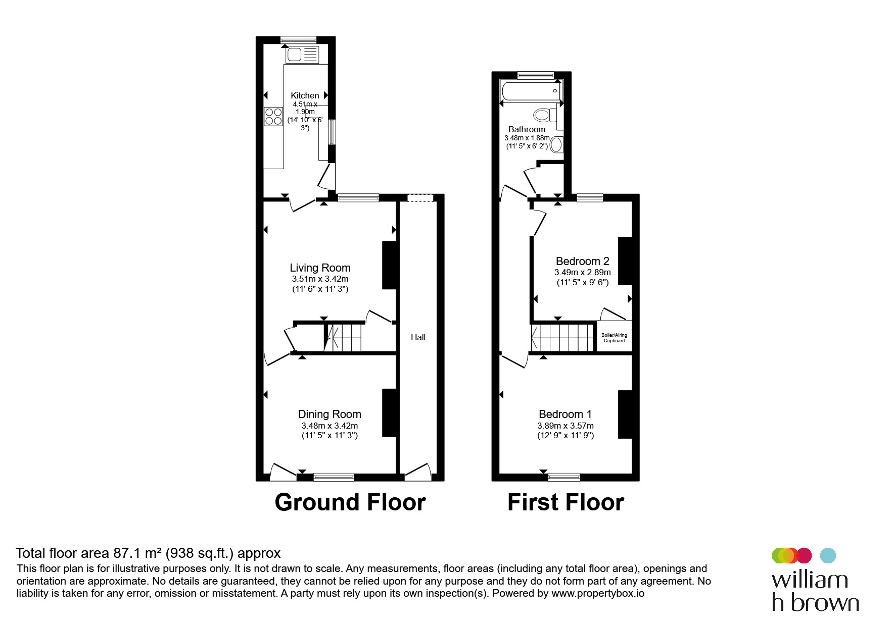 18, Earl Howe Street, Leicester floorplan