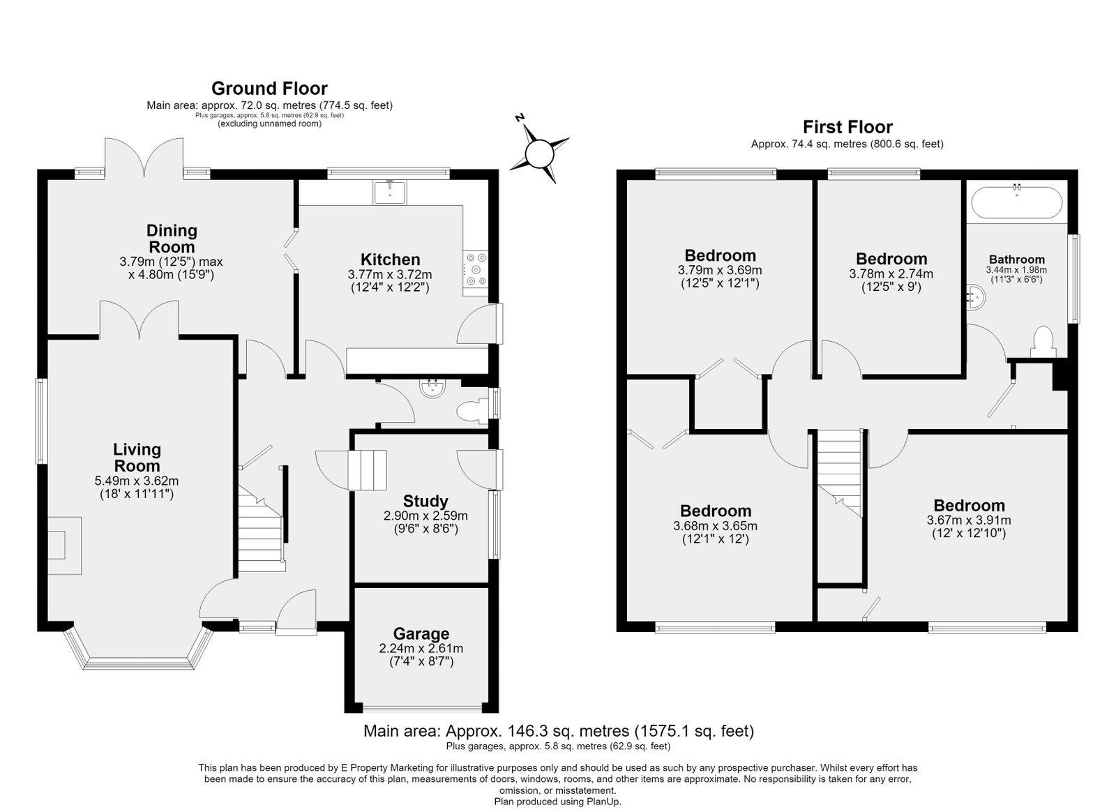 Burfield, Kenley Road, Headley Down floorplan