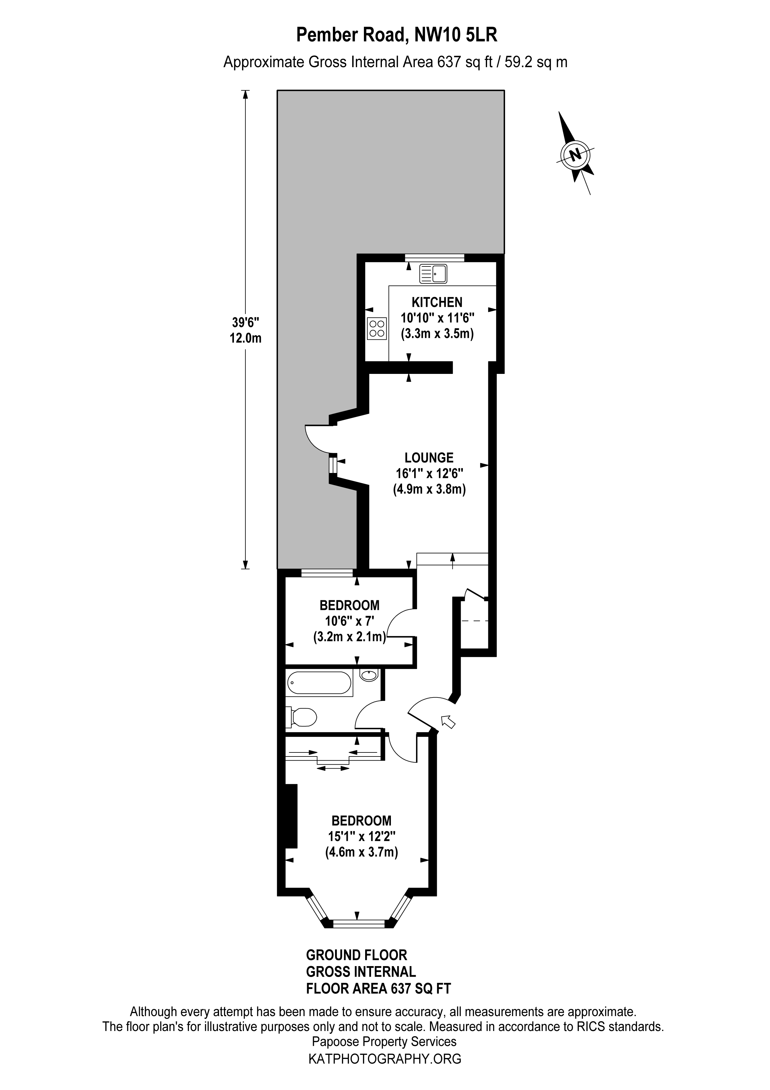 25a, Pember Road, Kensal Rise floorplan