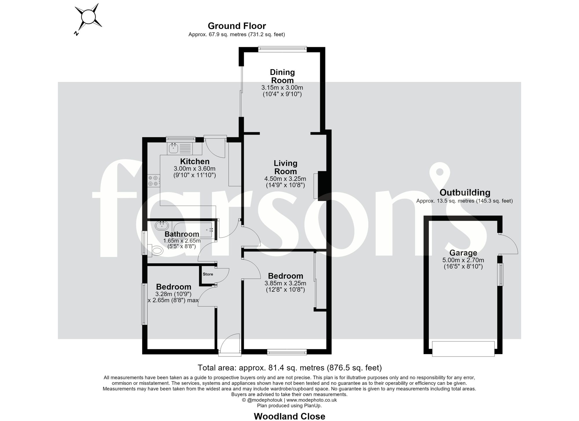 19 Woodland Close, Brentwood floorplan