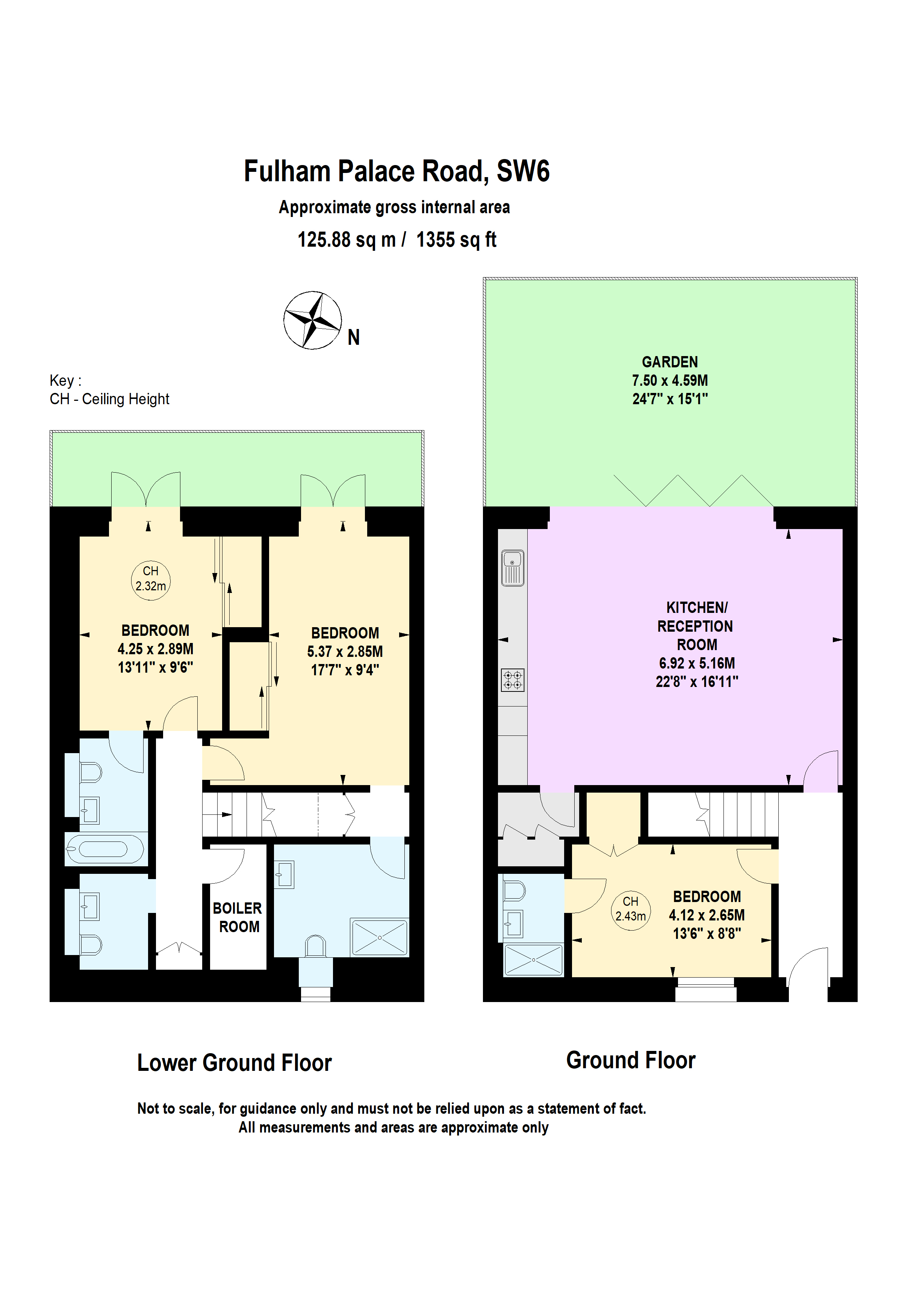 Fulham Palace Road, London SW6, 3 bedroom for sale