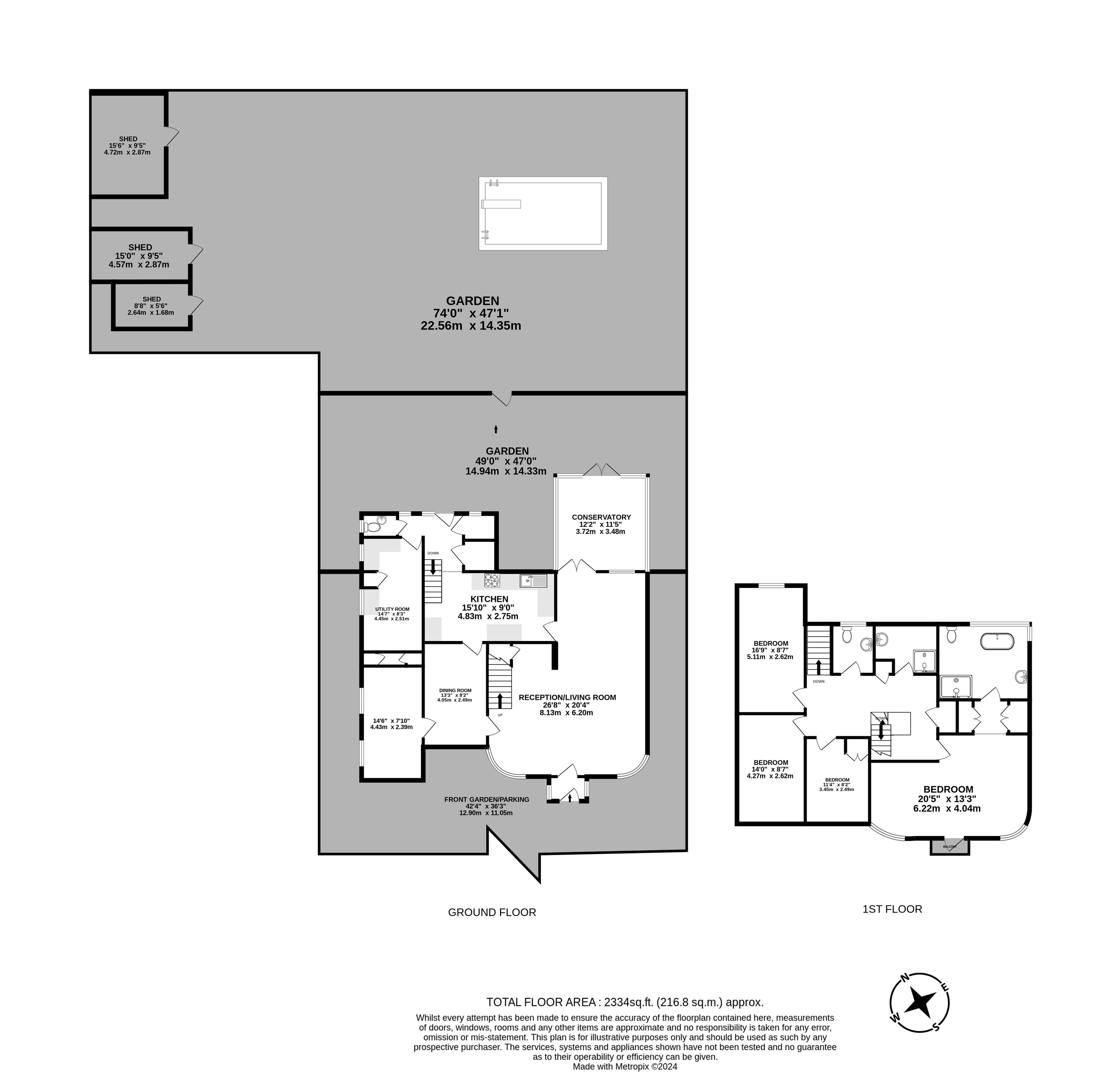 Chase Road, Southgate, N14 floorplan