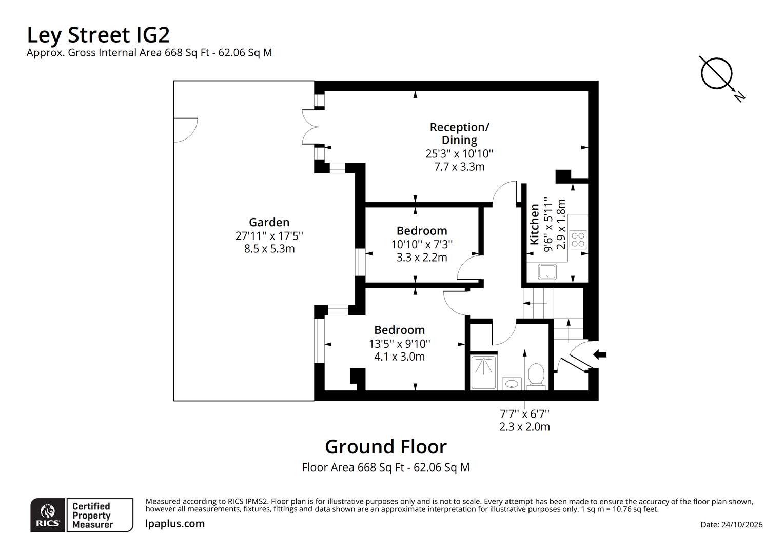 Ley Street, Ilford floorplan