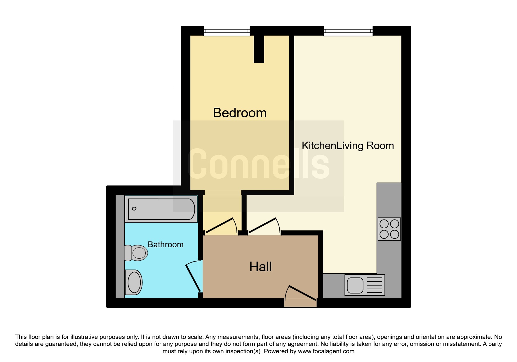 Flat 14, Mitchell House, Southampton Road, Eastleigh floorplan