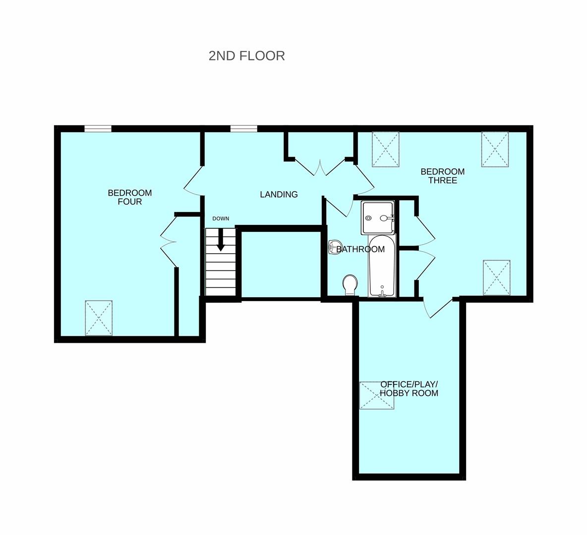 2, Plintona View, Plymouth floorplan