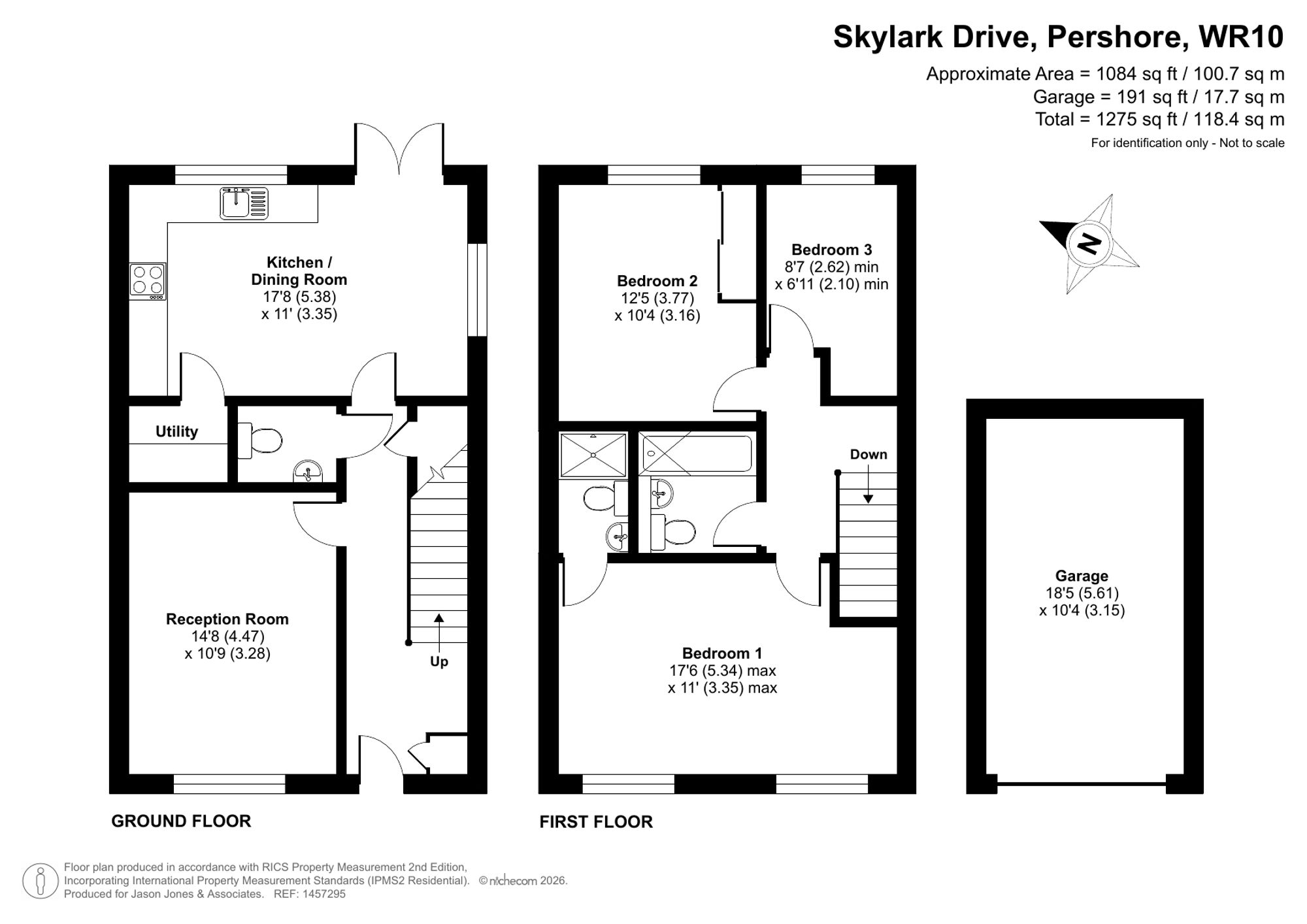 10 Skylark Drive, Pershore floorplan