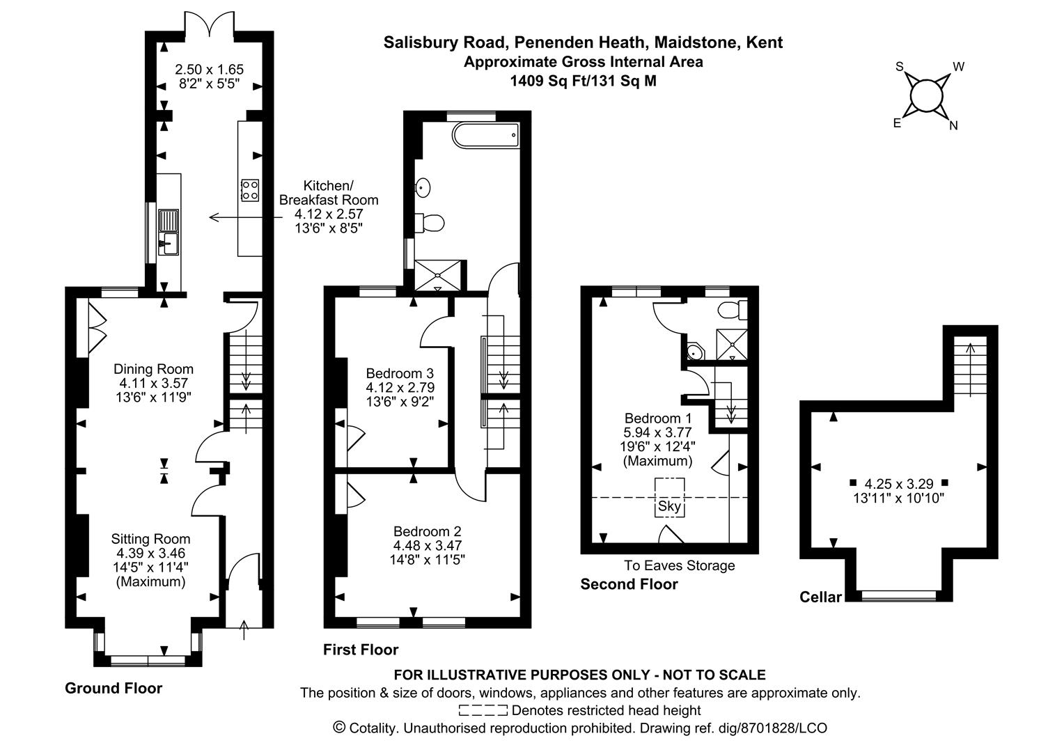18, Salisbury Road, Maidstone floorplan