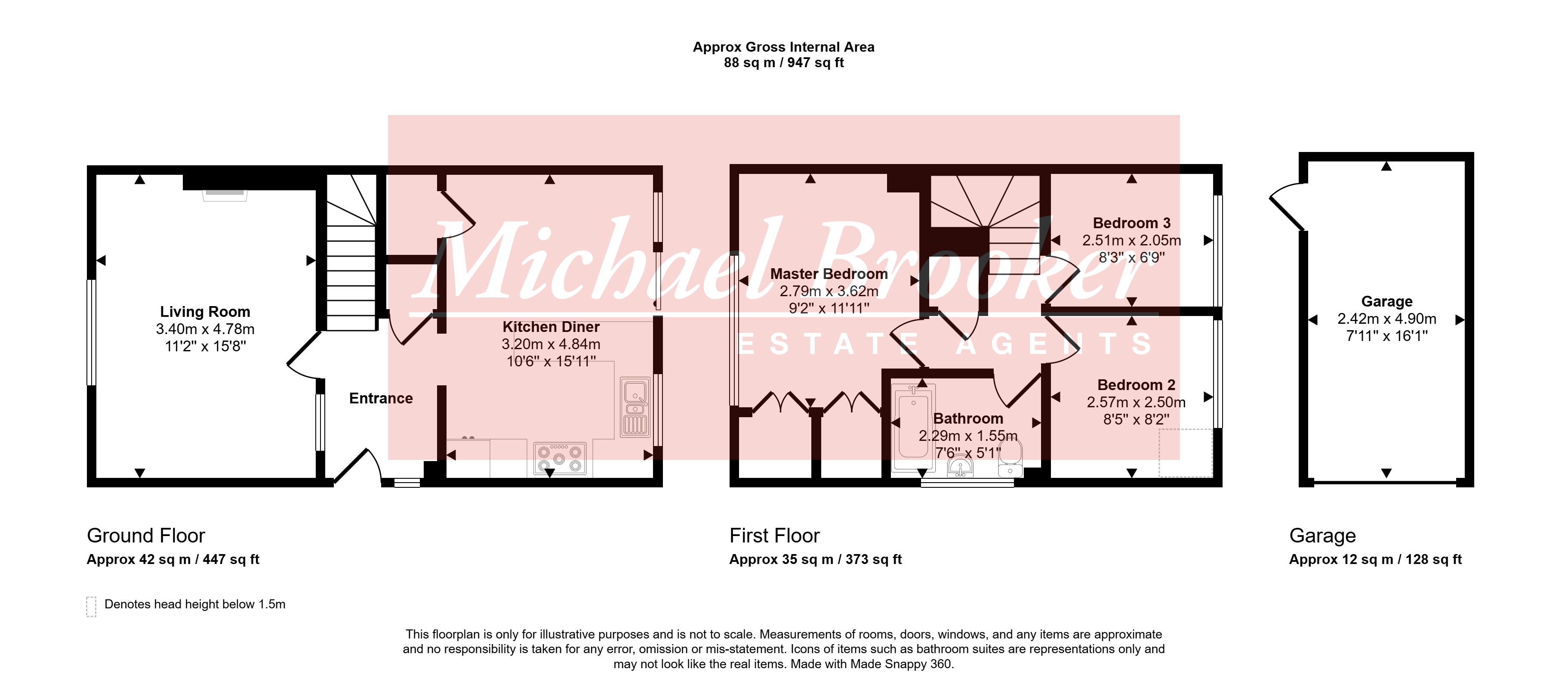 38, Southridge Road, East Sussex floorplan