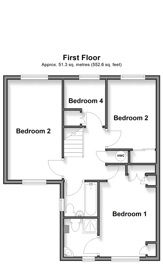 Embassy Close, Gillingham floorplan