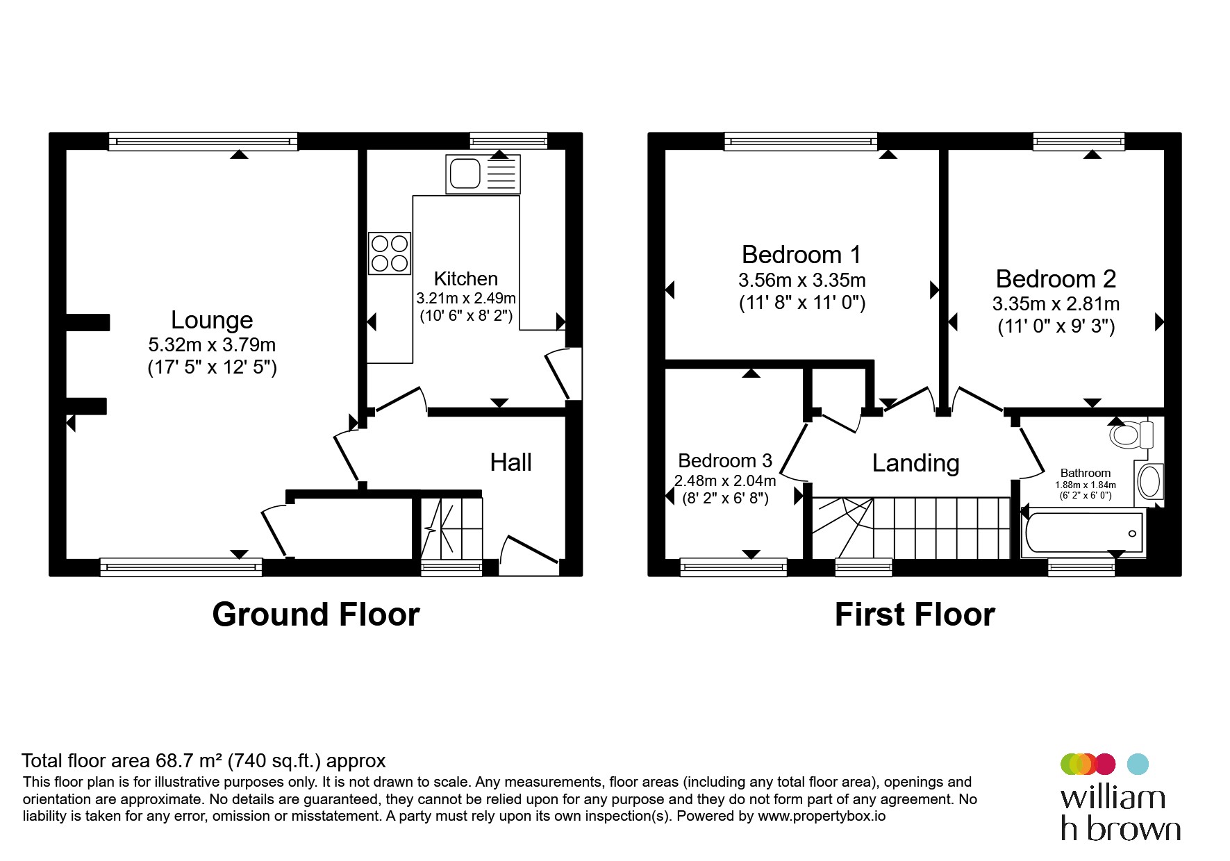 53, Oak Avenue, Todmorden floorplan