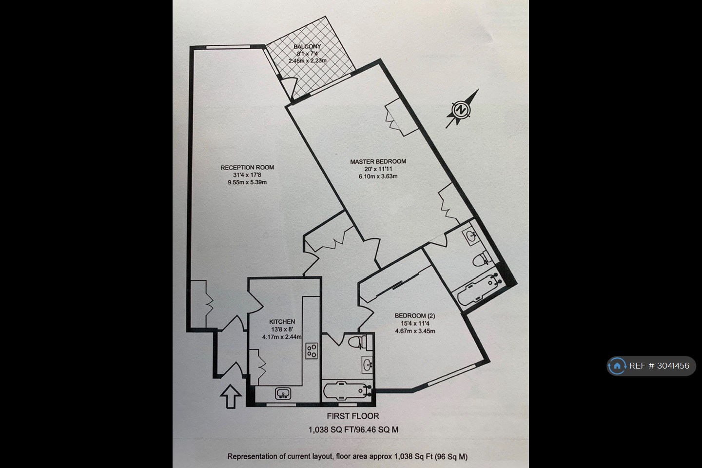Flat, Alder Lodge Stevenage Road, London floorplan