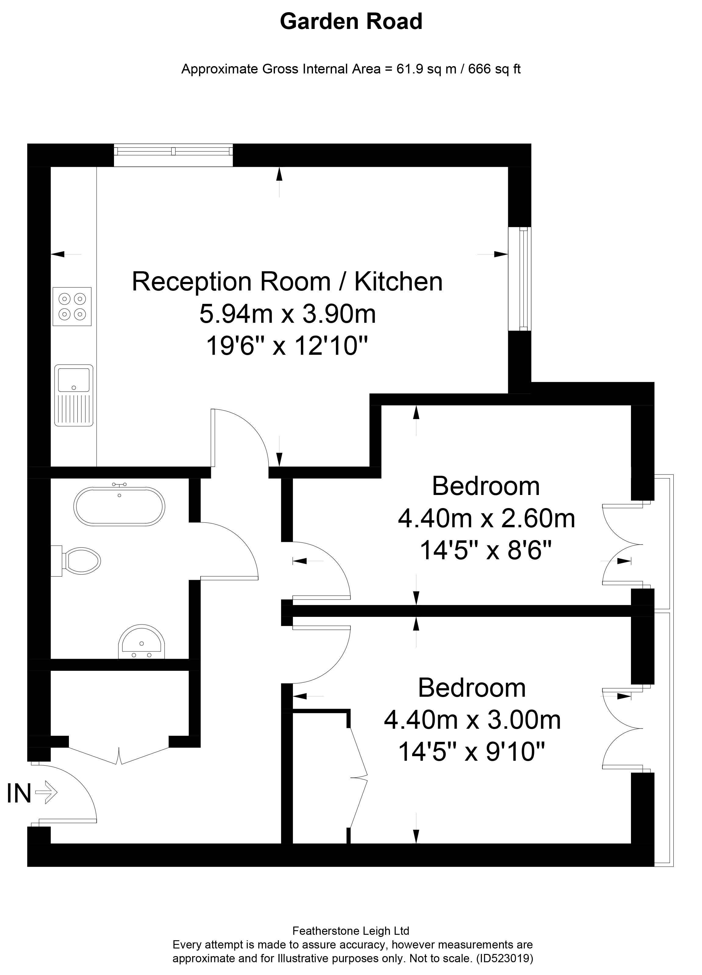 2 Bedrooms Flat for sale in Garden Road, Richmond TW9