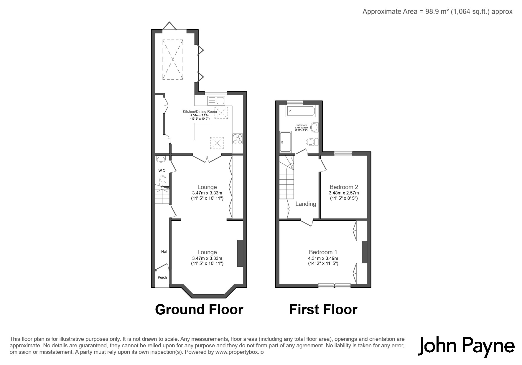 21, Greening Street, London floorplan
