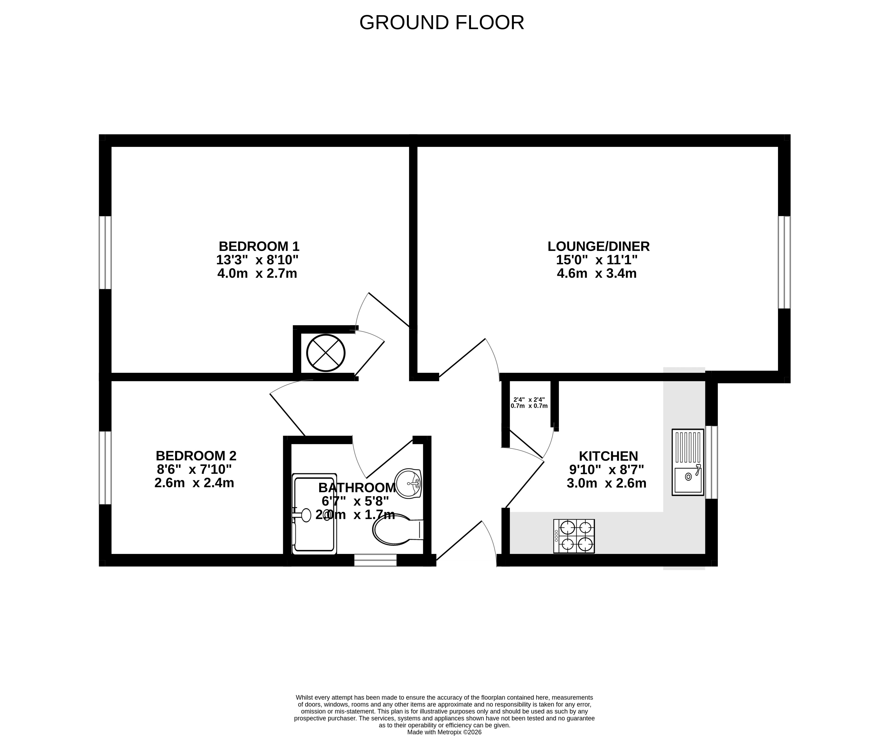 1, Lambert Drive, Sudbury floorplan