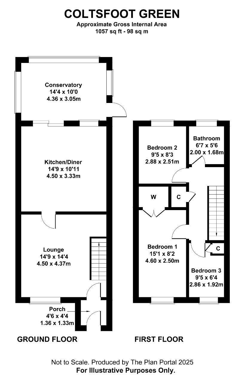58, Coltsfoot Green, Luton floorplan