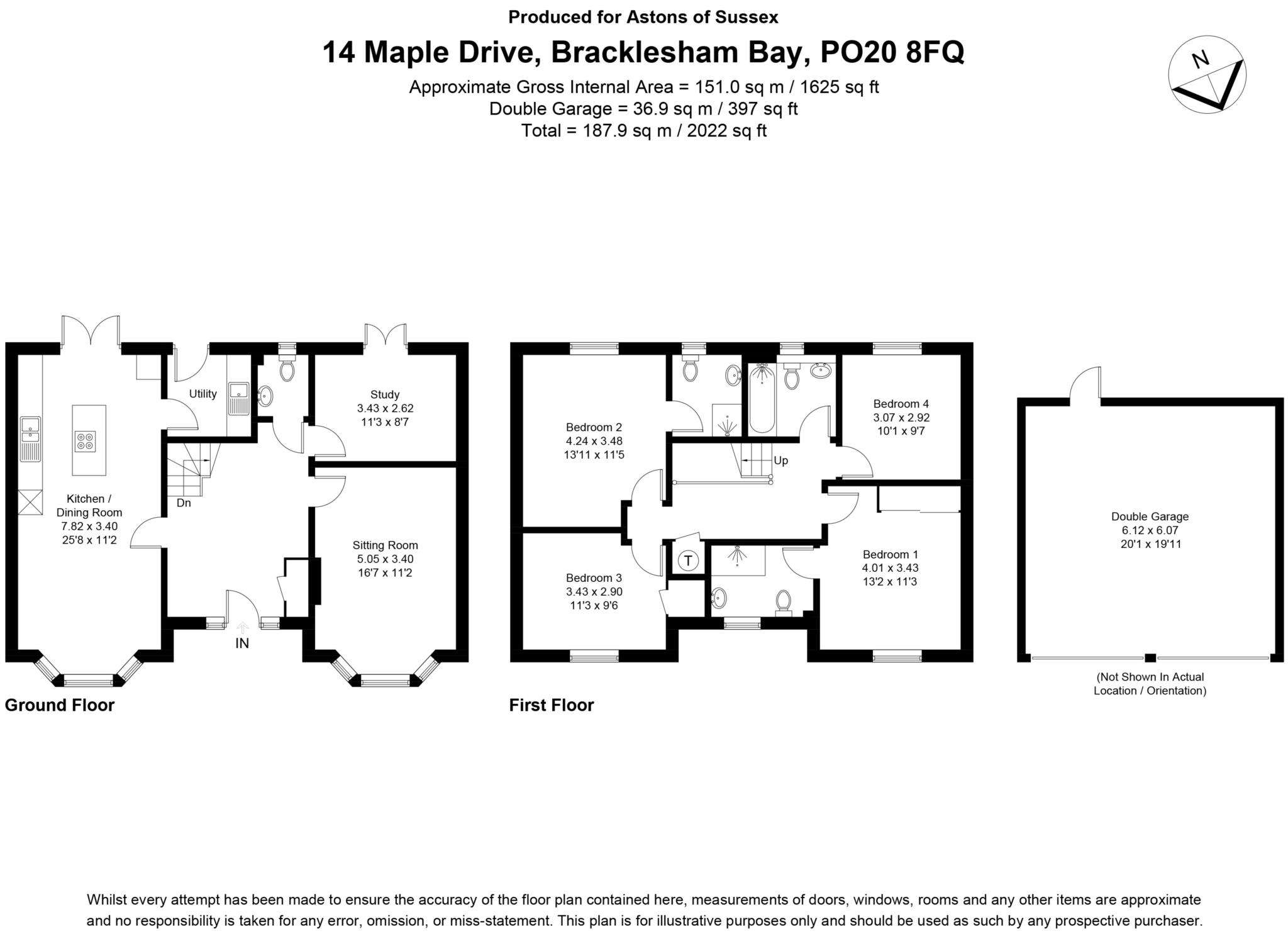 14, Maple Drive, Chichester floorplan