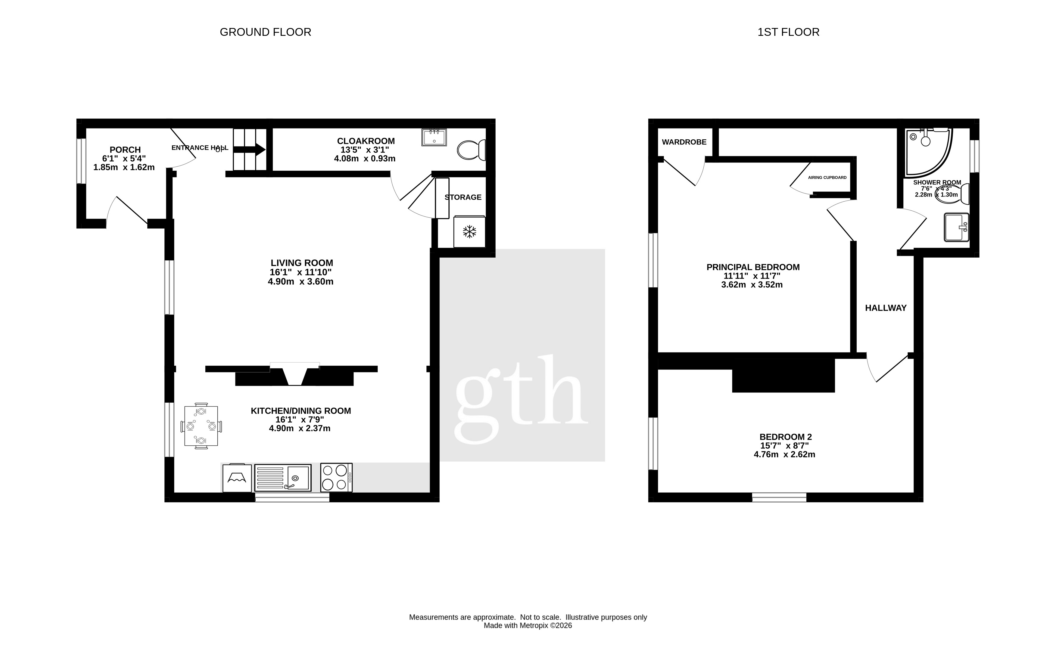 Orchard Road, Minehead floorplan