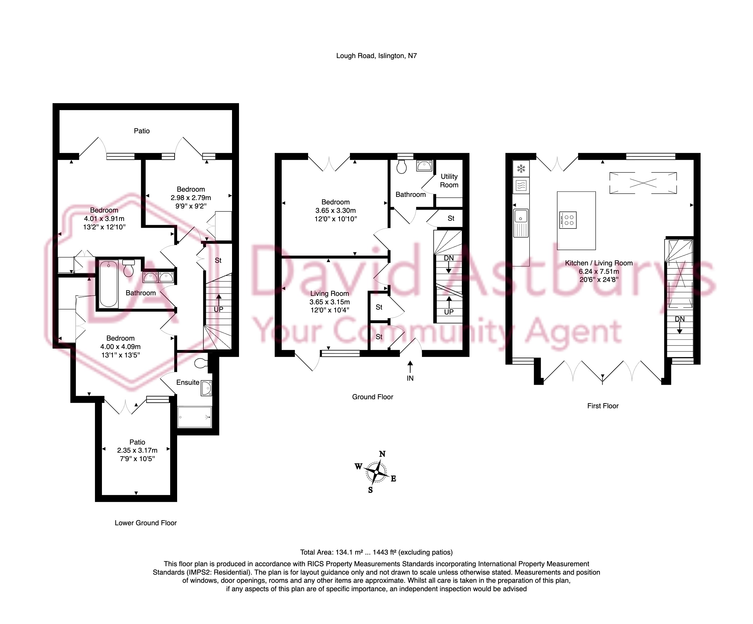 The Vicarage, 55, Lough Road, Islington floorplan