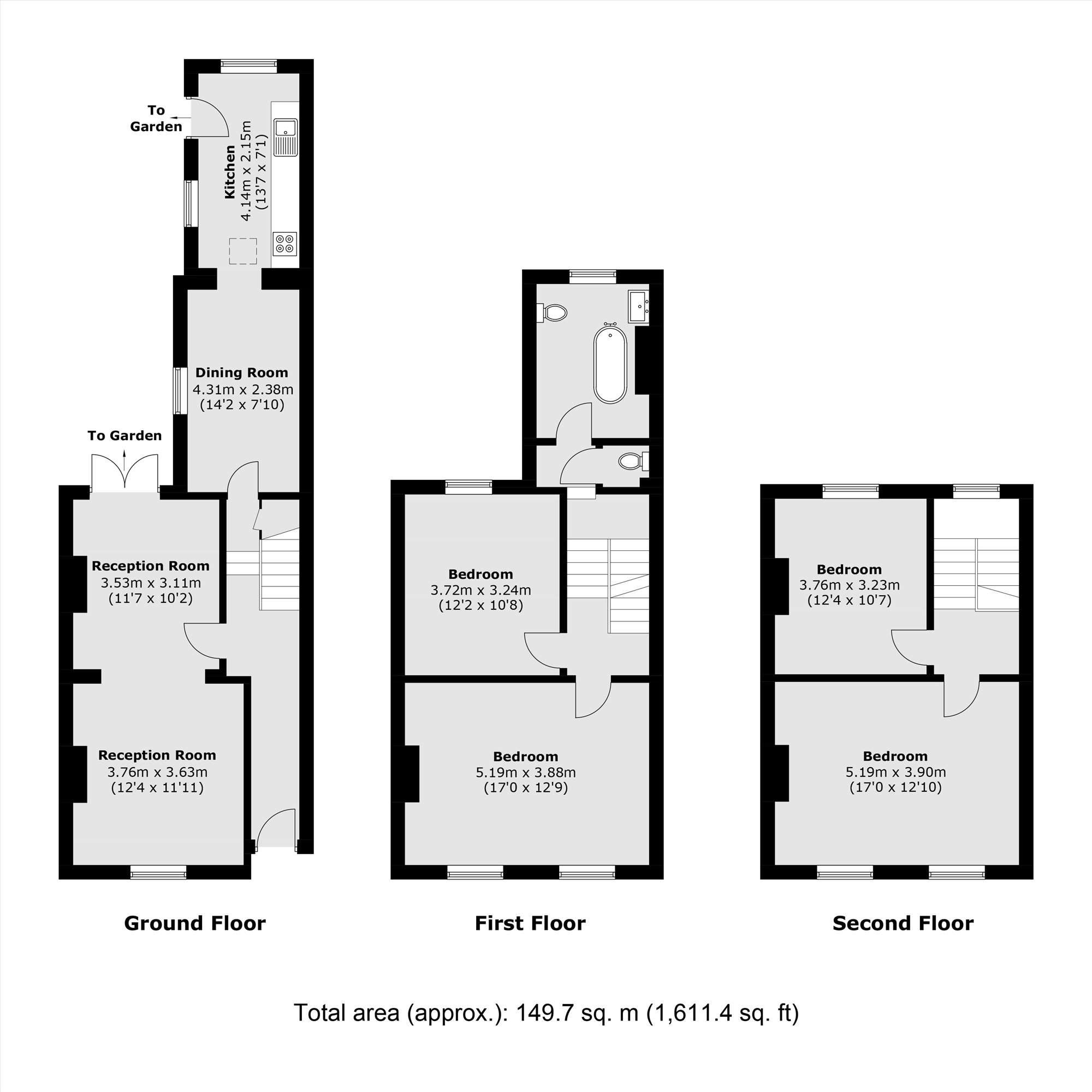 11, St. Donatts Road, London floorplan
