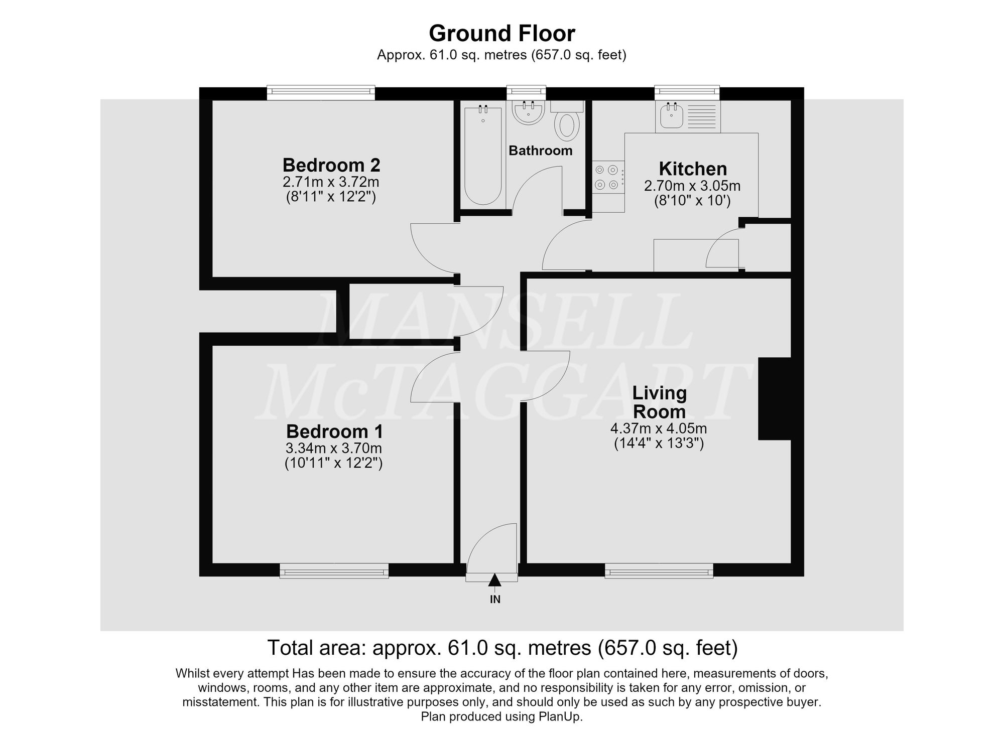 22 Barn Close, Crawley floorplan