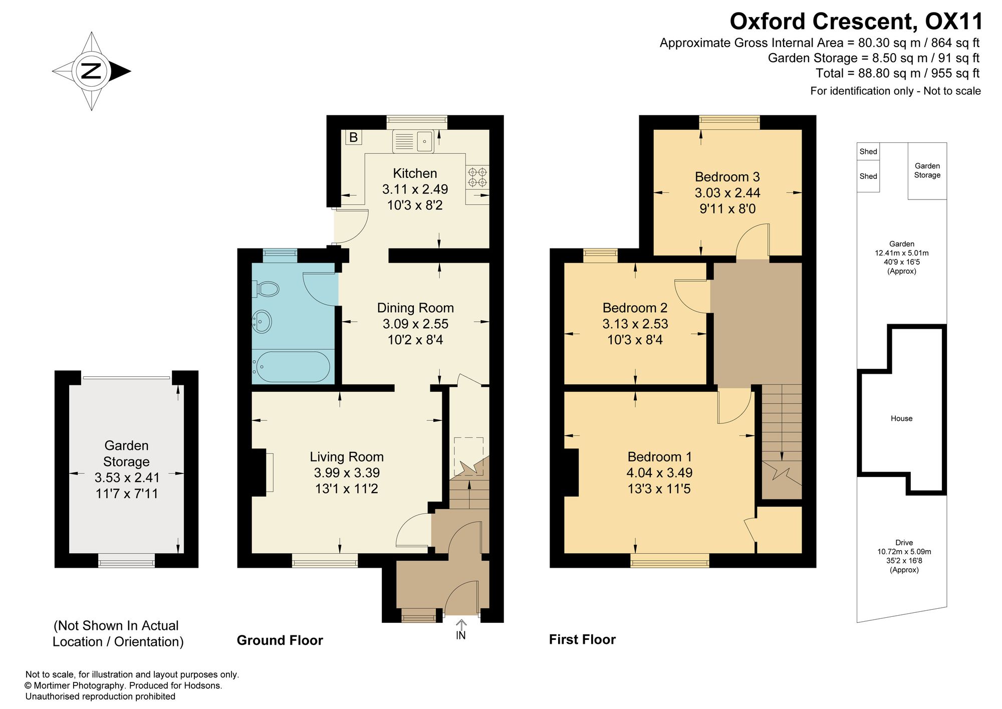 94 Oxford Crescent, Didcot floorplan