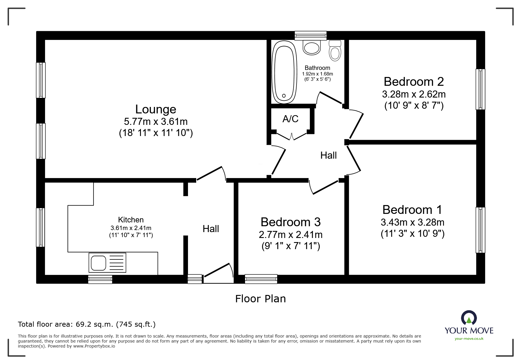 4, Chapel Close, Lincoln floorplan