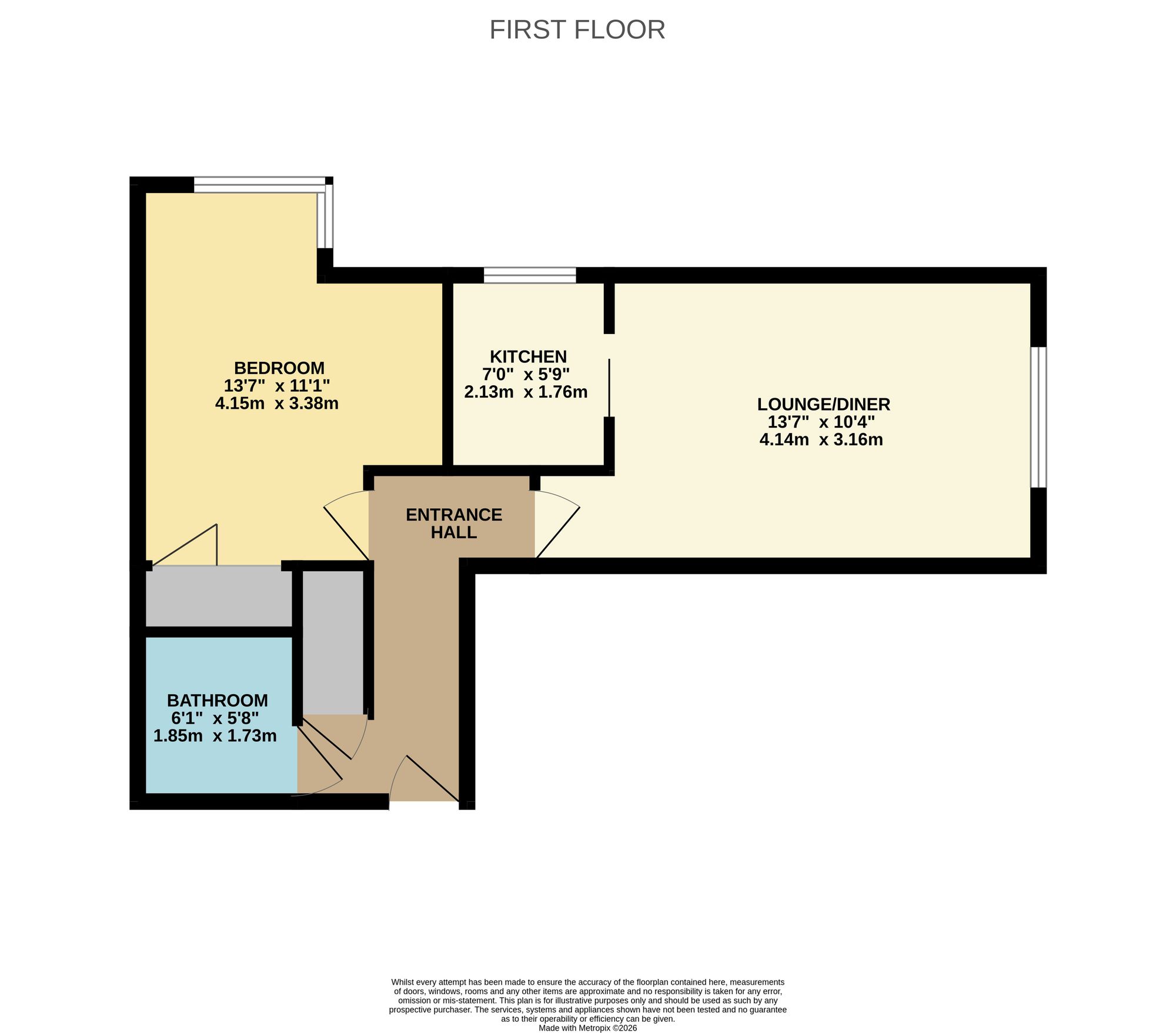 Flat 9 Ida Court, 83 St. Annes Road, Woolston, Southampton floorplan