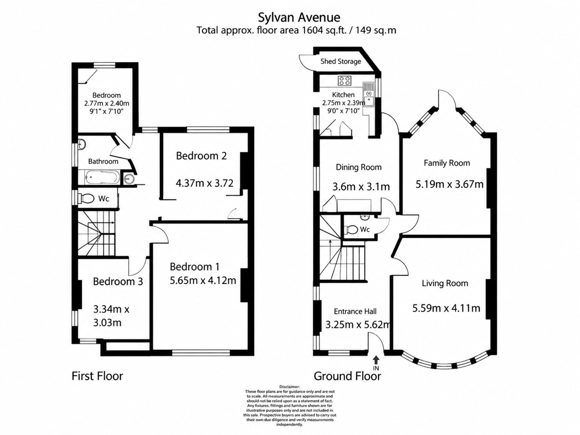35 Sylvan Avenue, London floorplan
