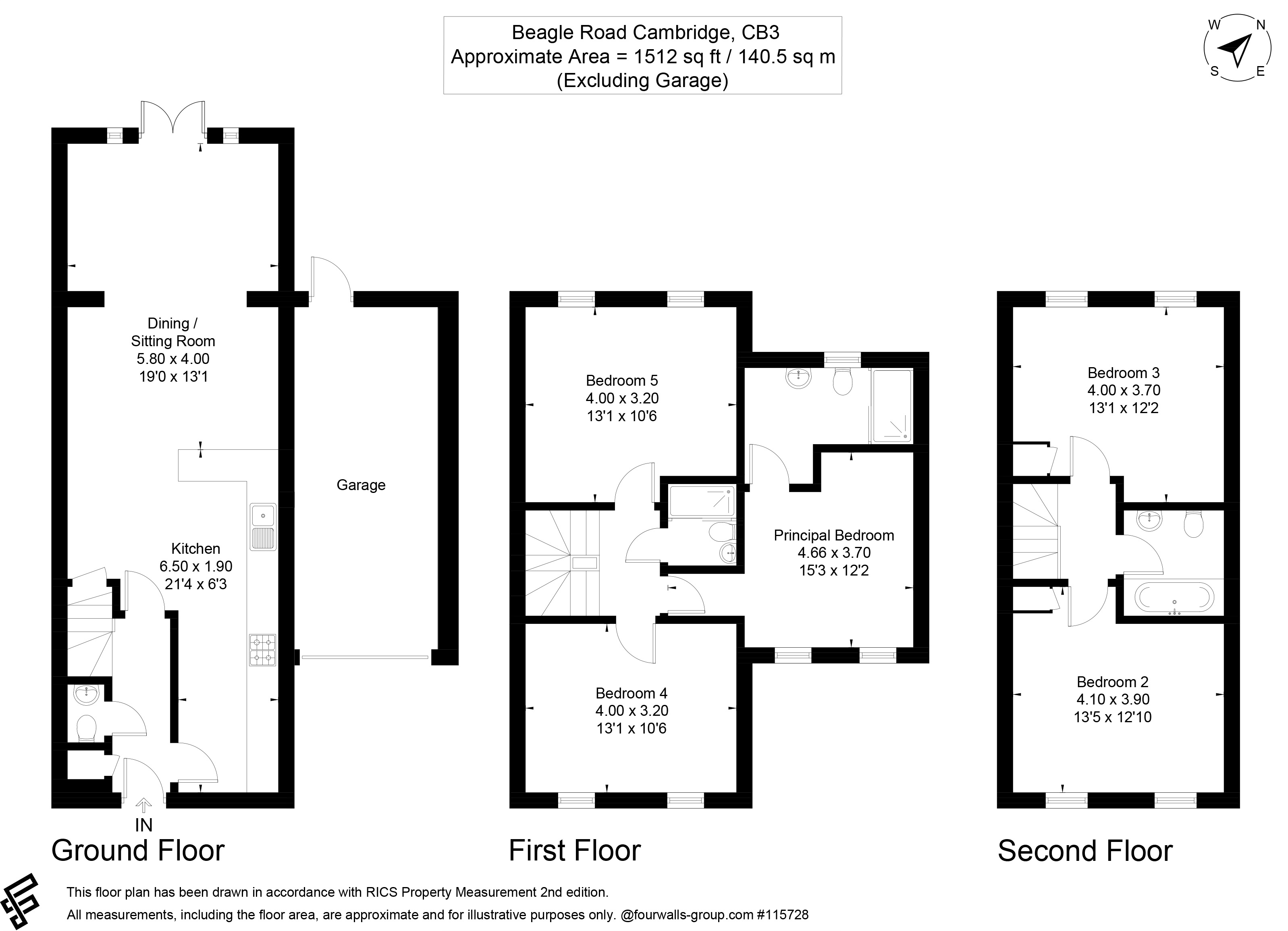 4, Beagle Road, Cambridge floorplan