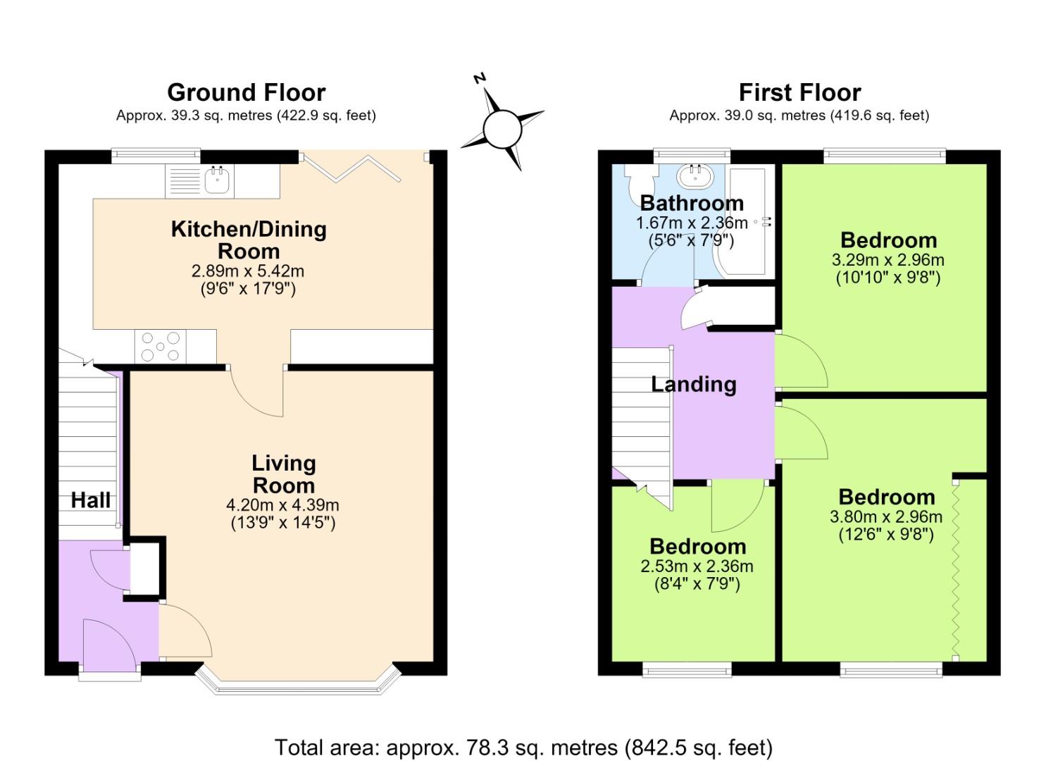 38, Stanesby Rise, Nottingham floorplan