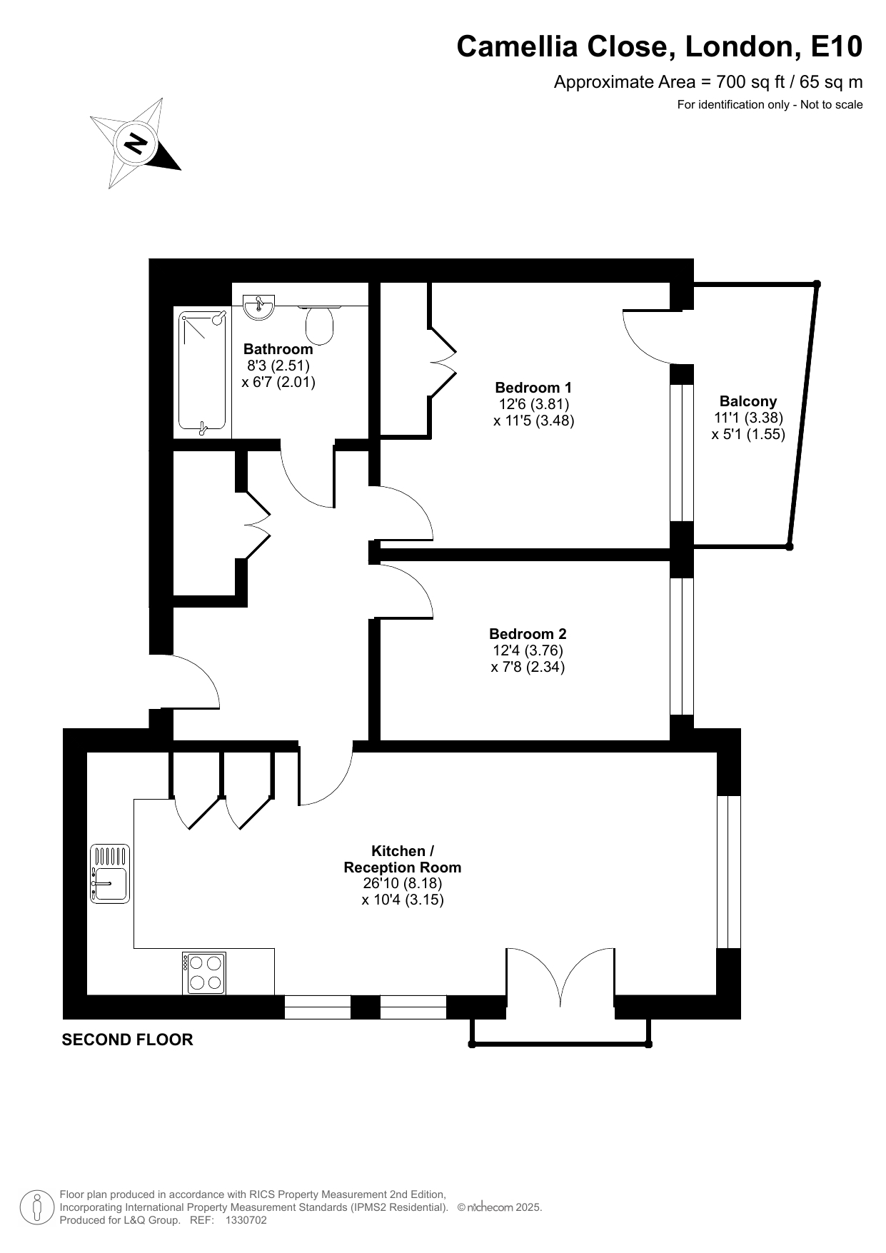 London E10 5GT, London floorplan
