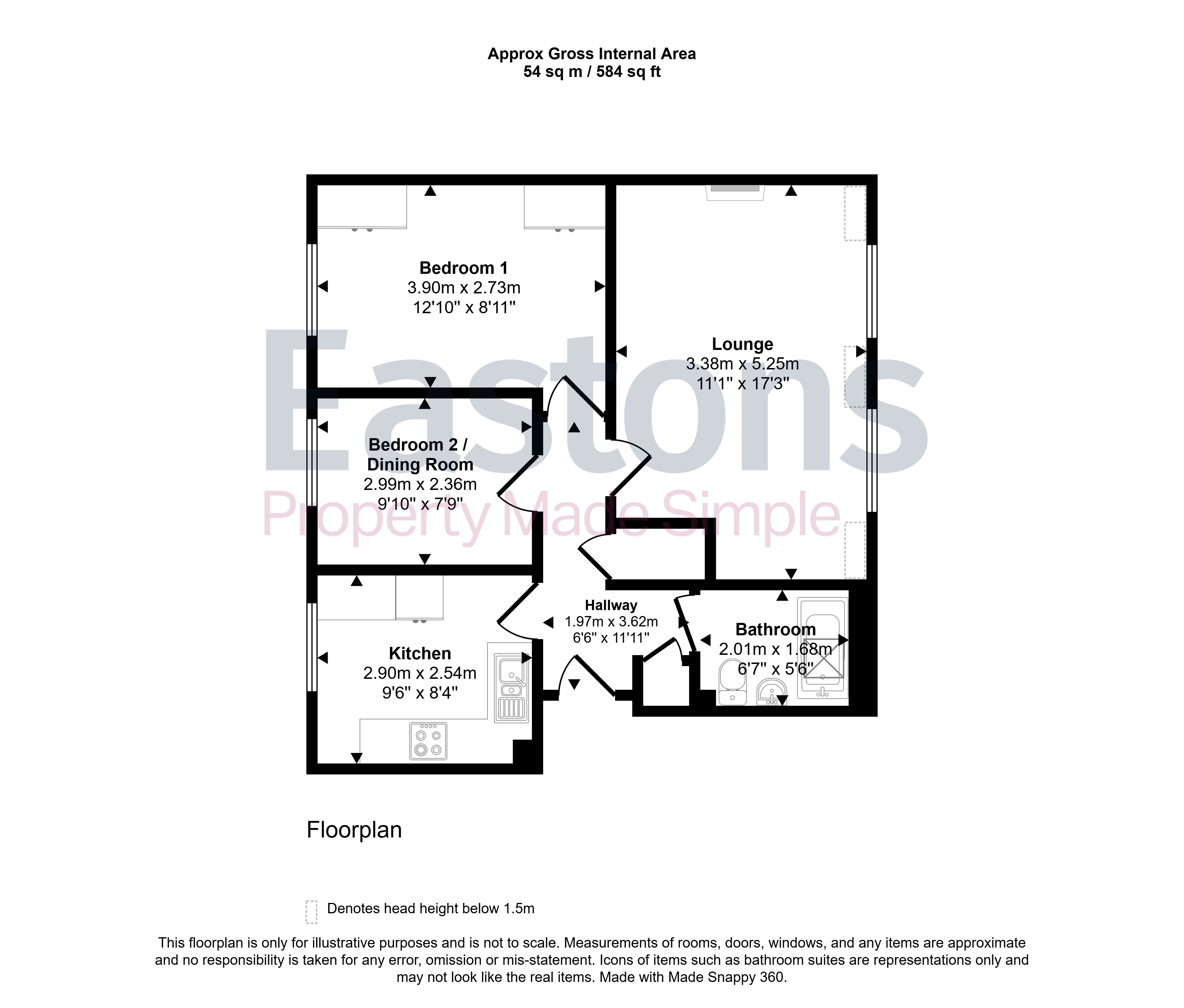 Flat 26, Rowan Mead,, Henbit Close, Surrey floorplan