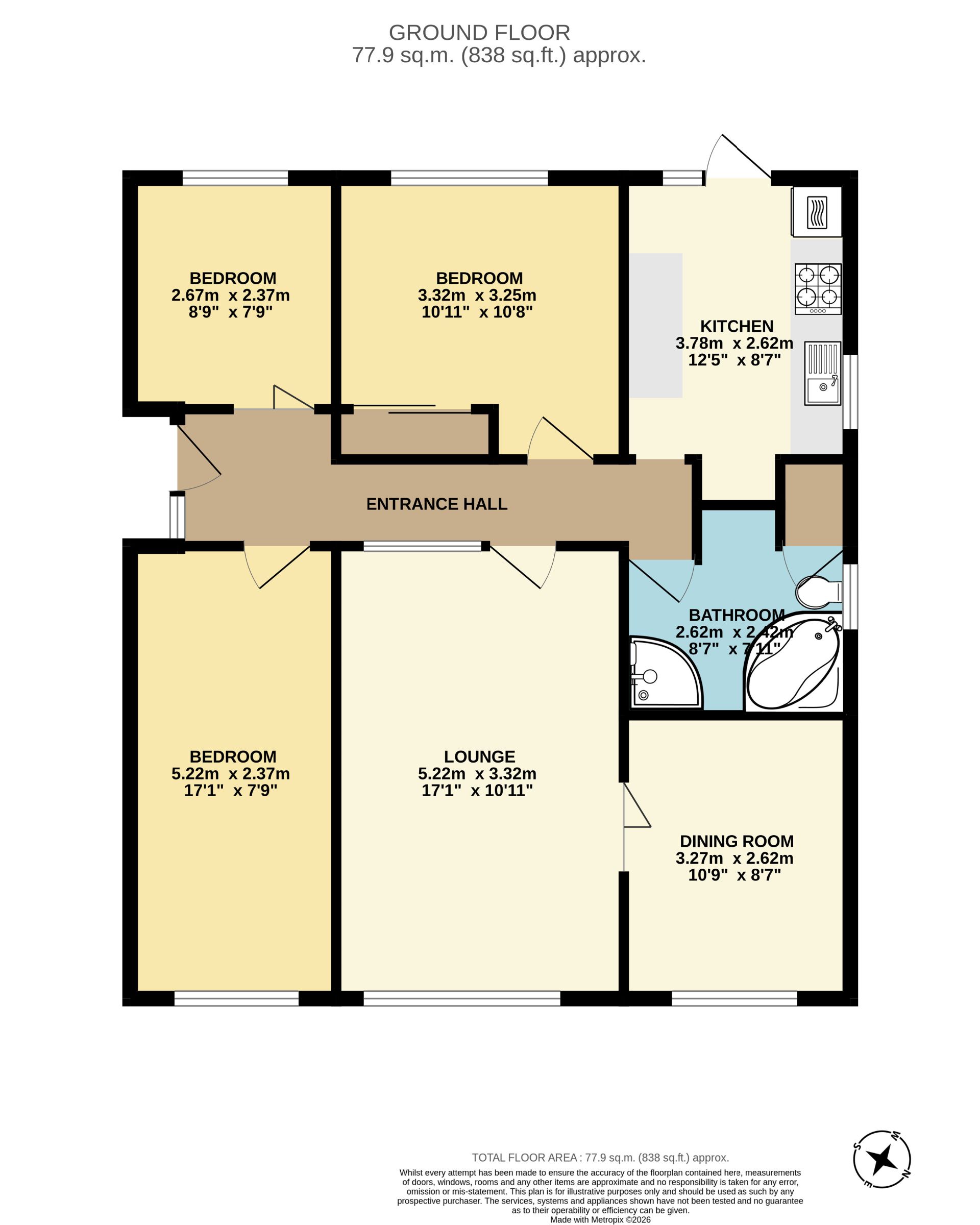 17 Meadow Park, Paignton floorplan