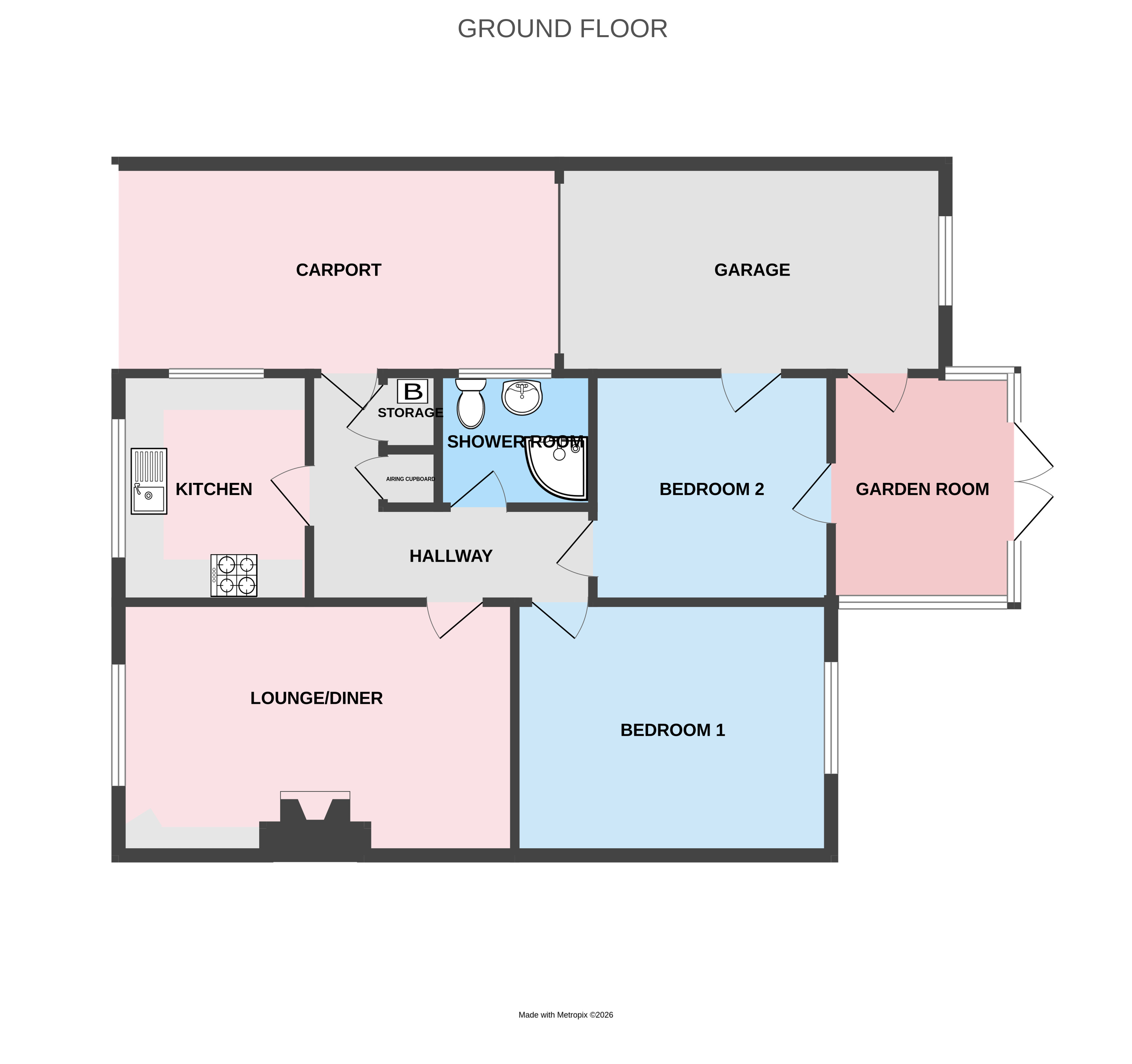 119, Fieldhouse Drive, Telford floorplan