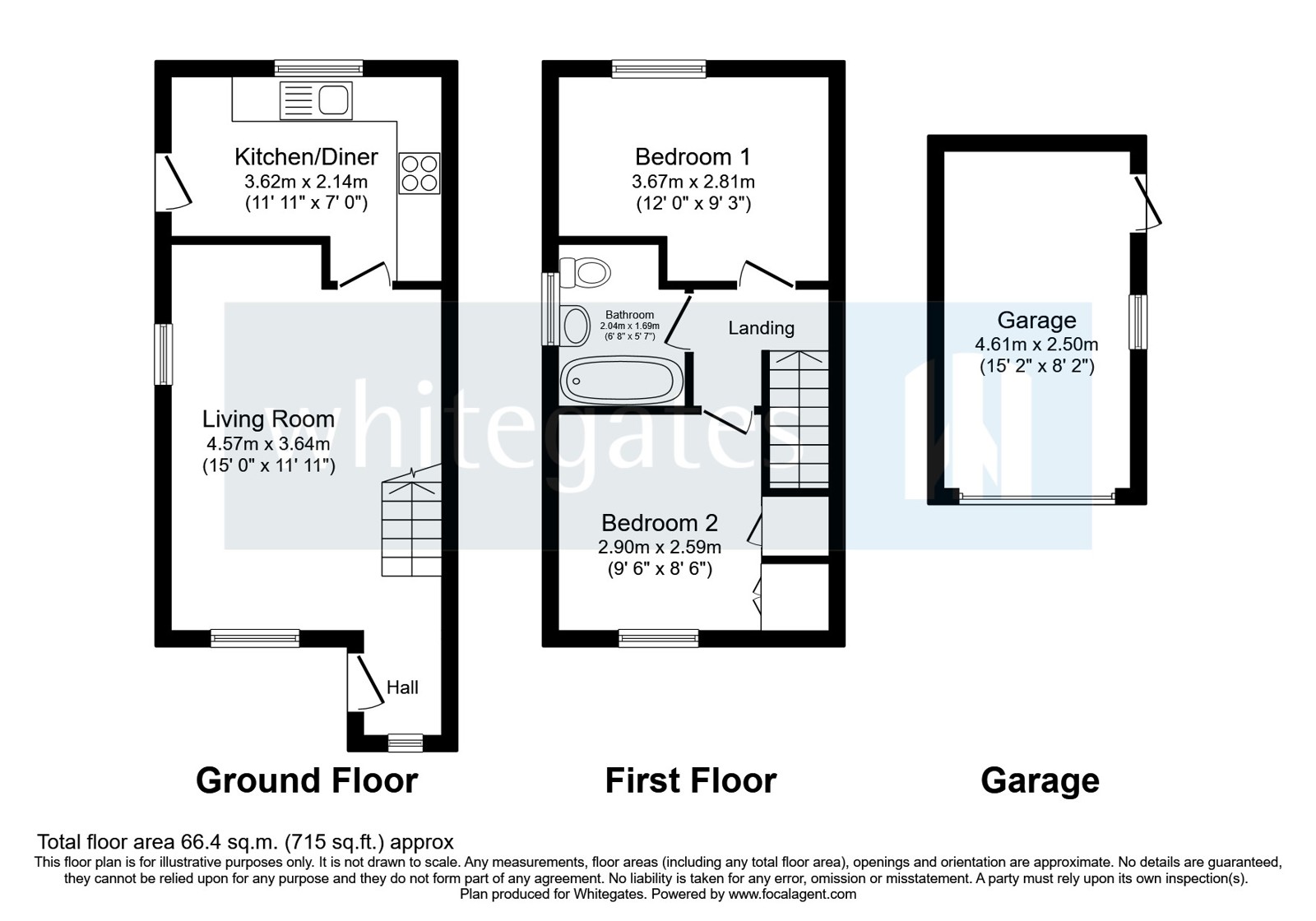 17, Pedley Street, Cheshire floorplan