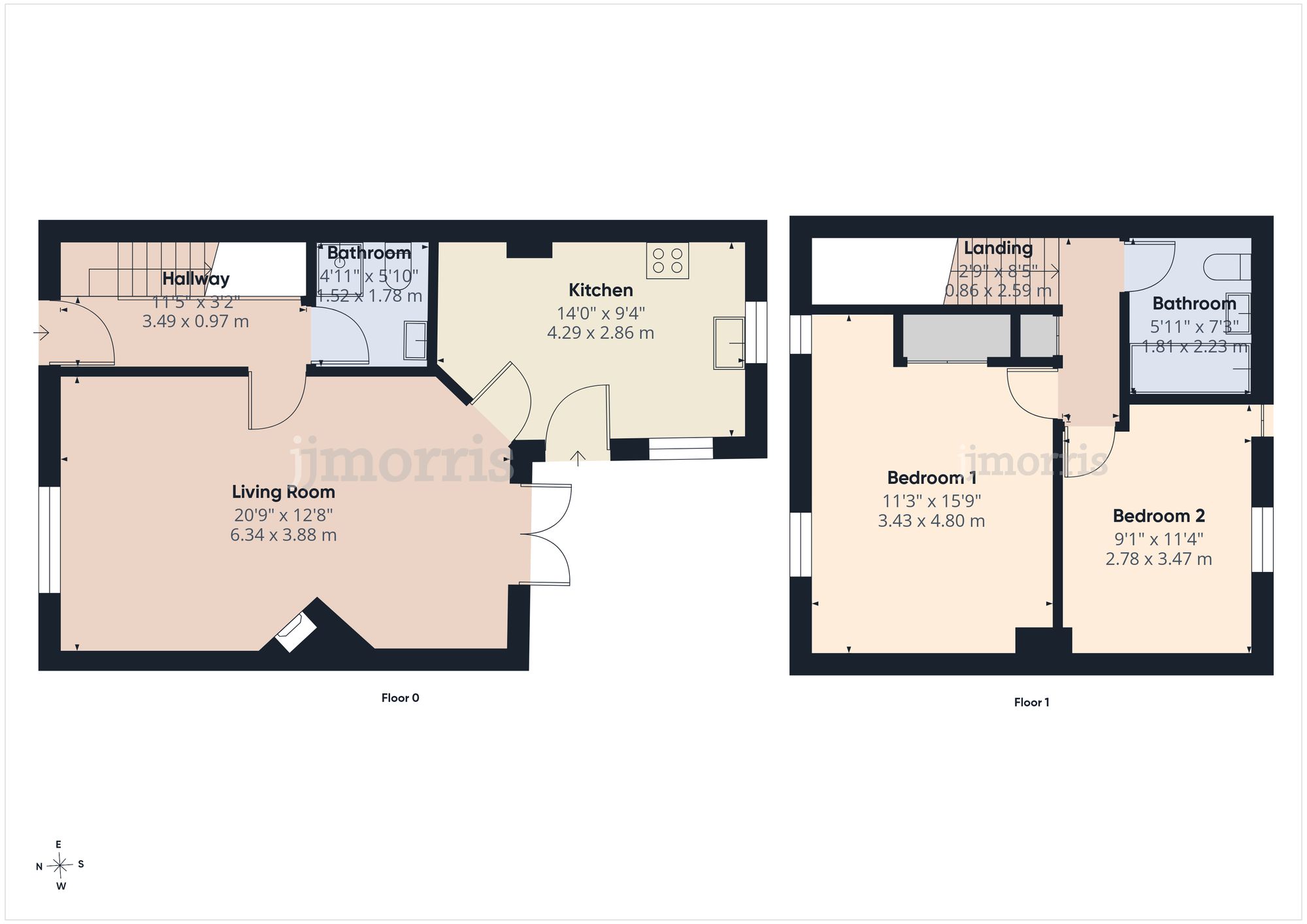 Golwg y Mor, 4 Feidr Eglwys, Newport floorplan