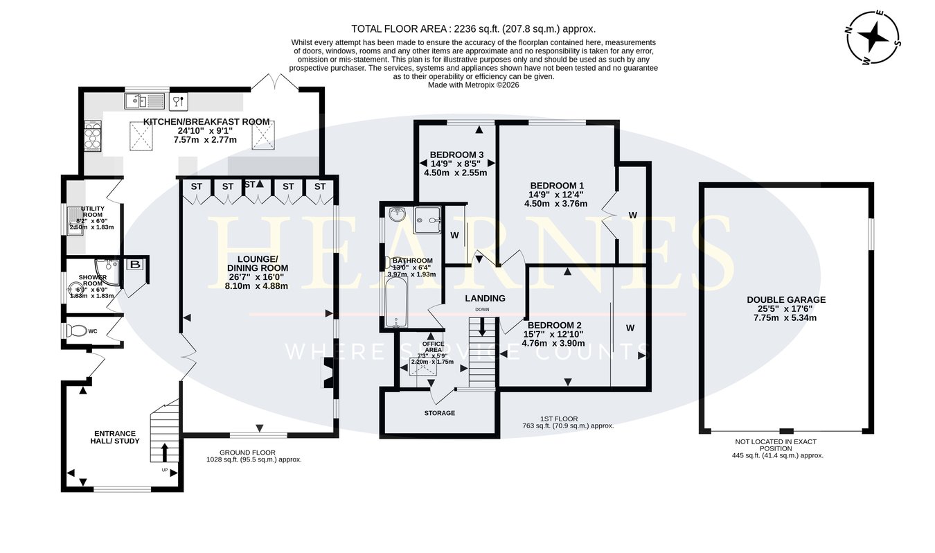 94, Church Road, Ferndown floorplan