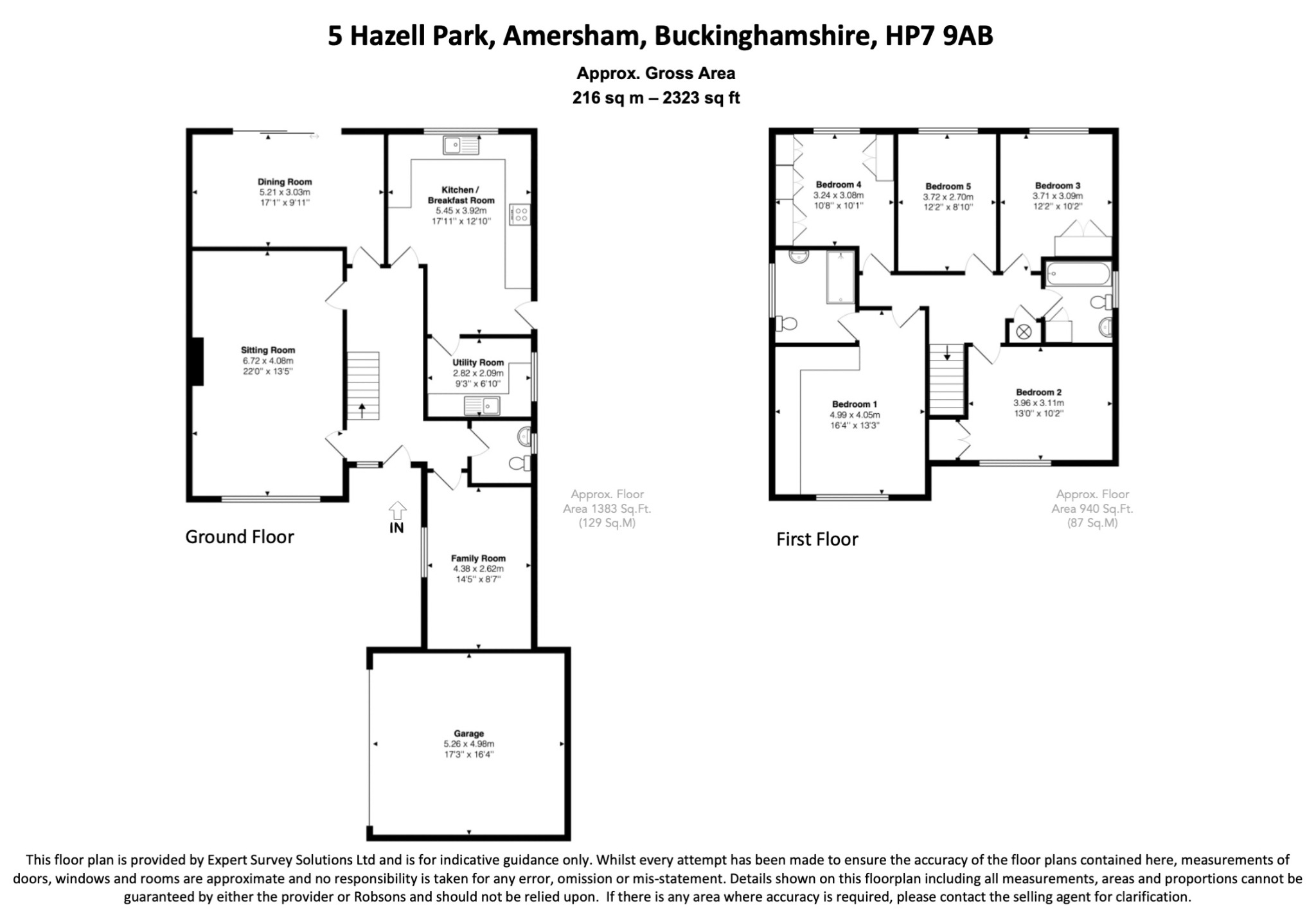 5 Hazell Park, Amersham floorplan