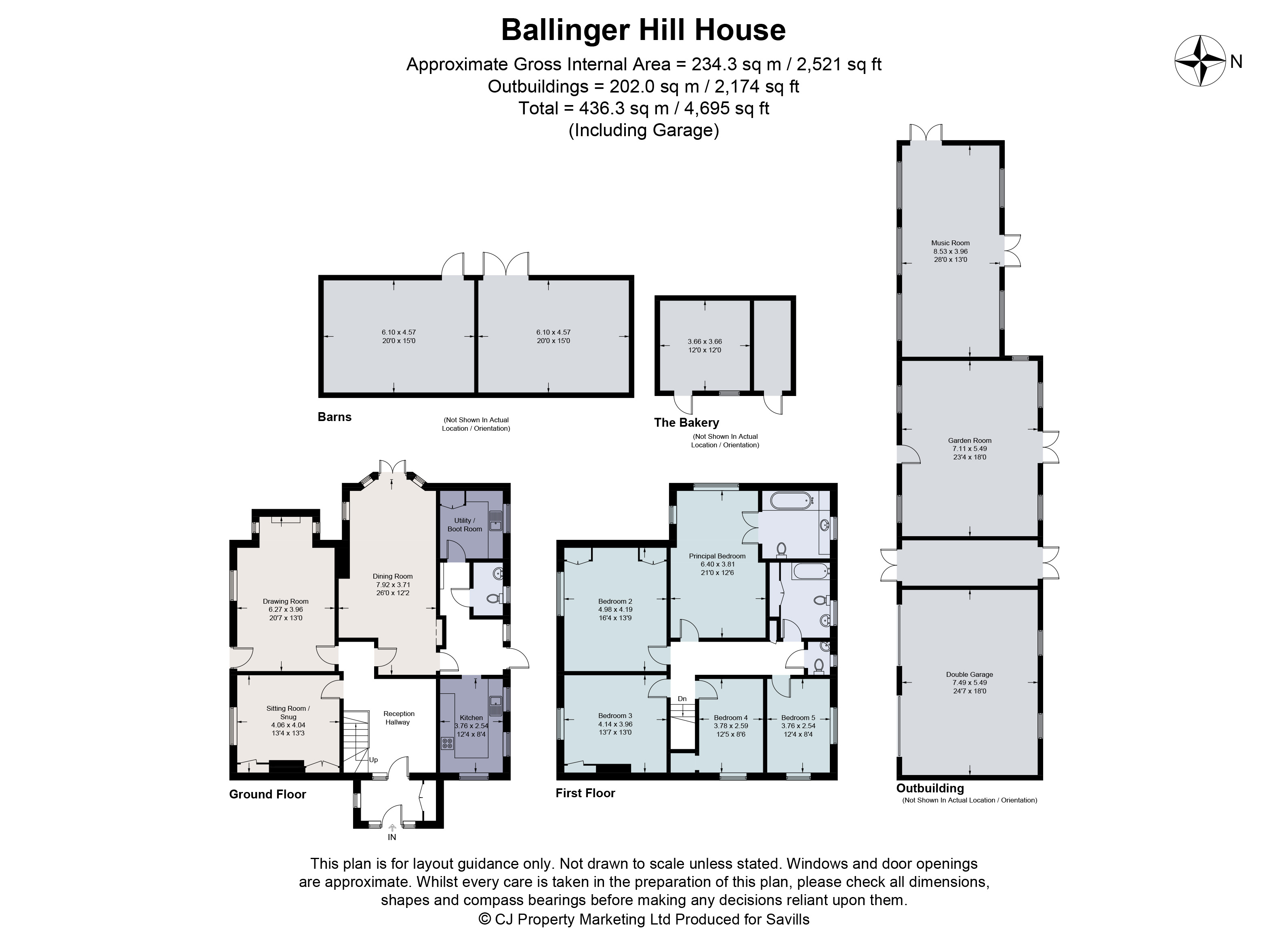 Ballinger Hill House,, Ballinger, Buckinghamshire floorplan