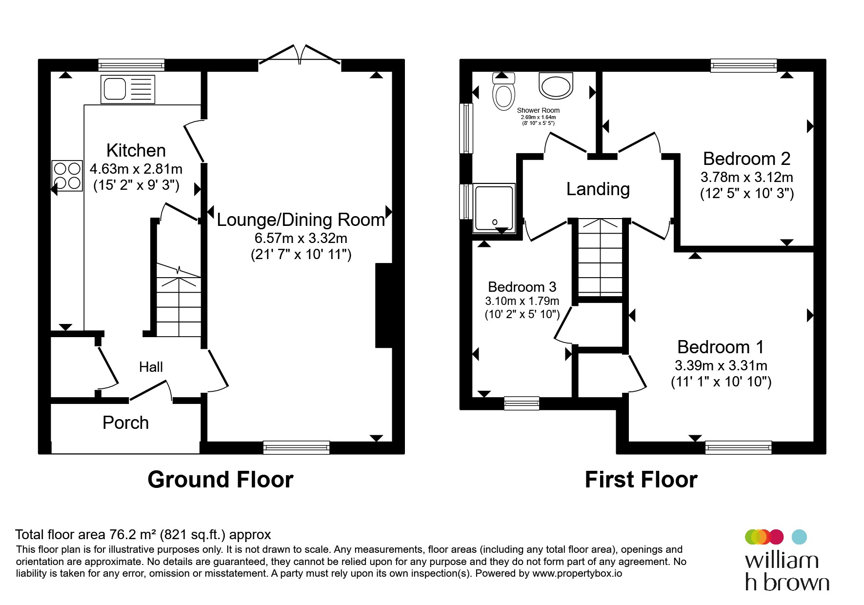 32, Borrowdale Drive, Castleford floorplan