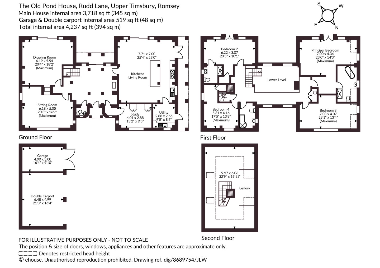 The Old Pond House,, Rudd Lane, Romsey floorplan