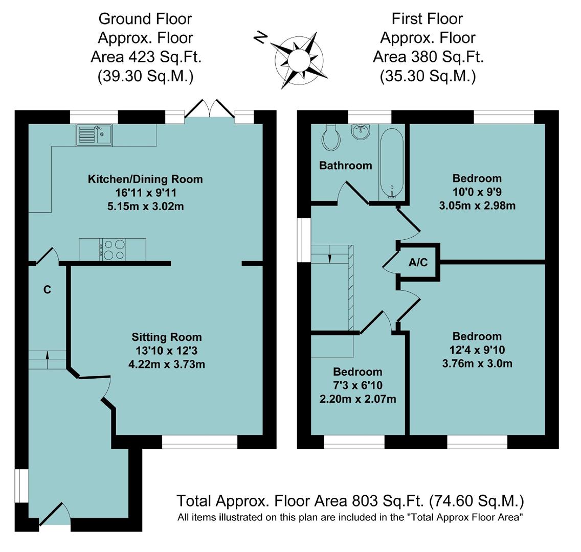 46, Kingfisher Drive, Banbury floorplan