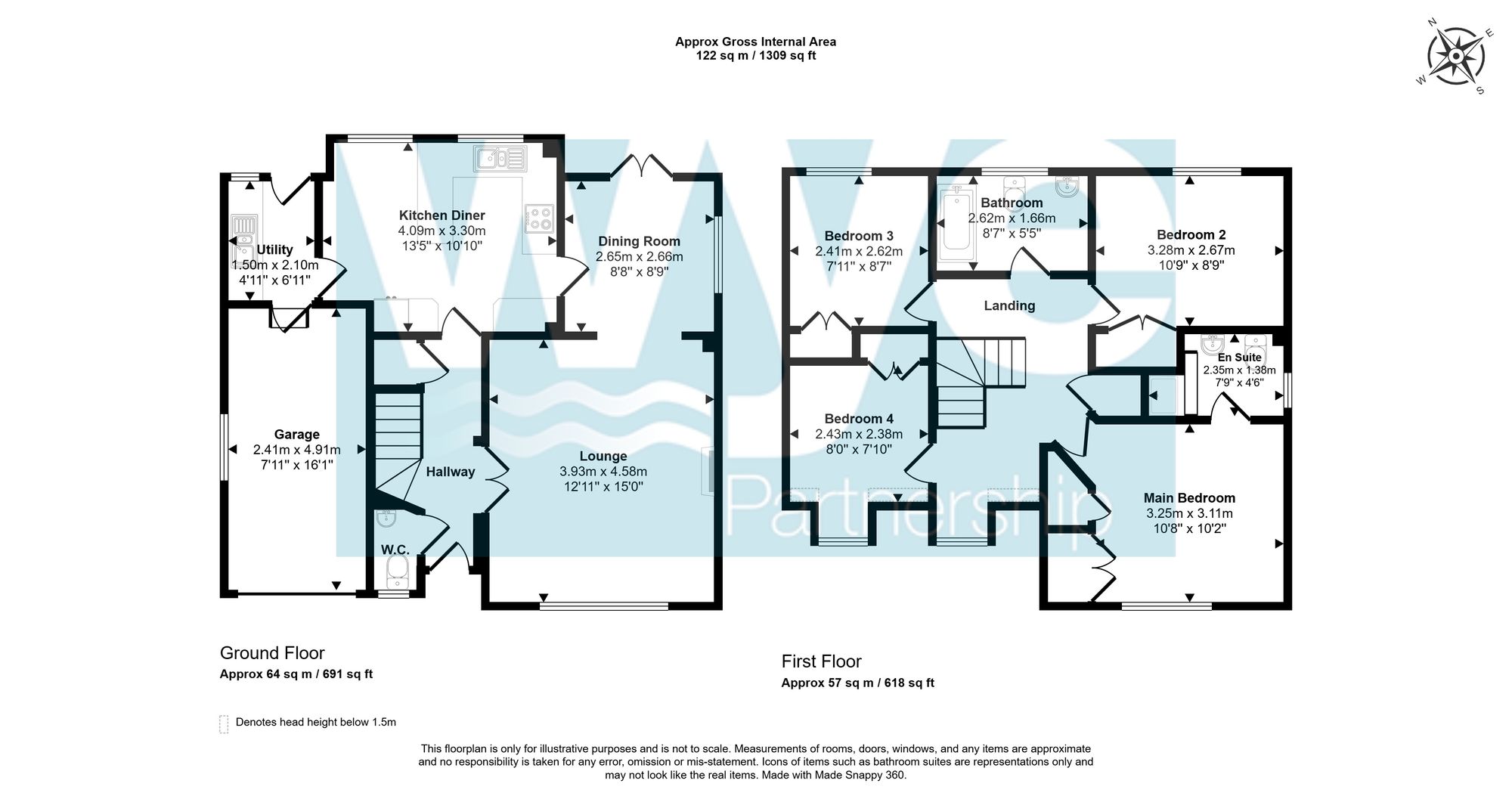 2 Batting Close, High Wycombe floorplan