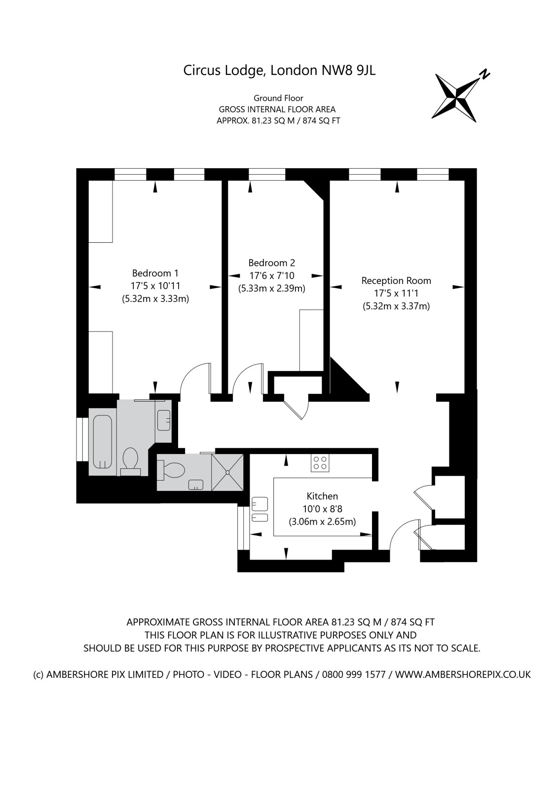 4, Circus Lodge, London floorplan